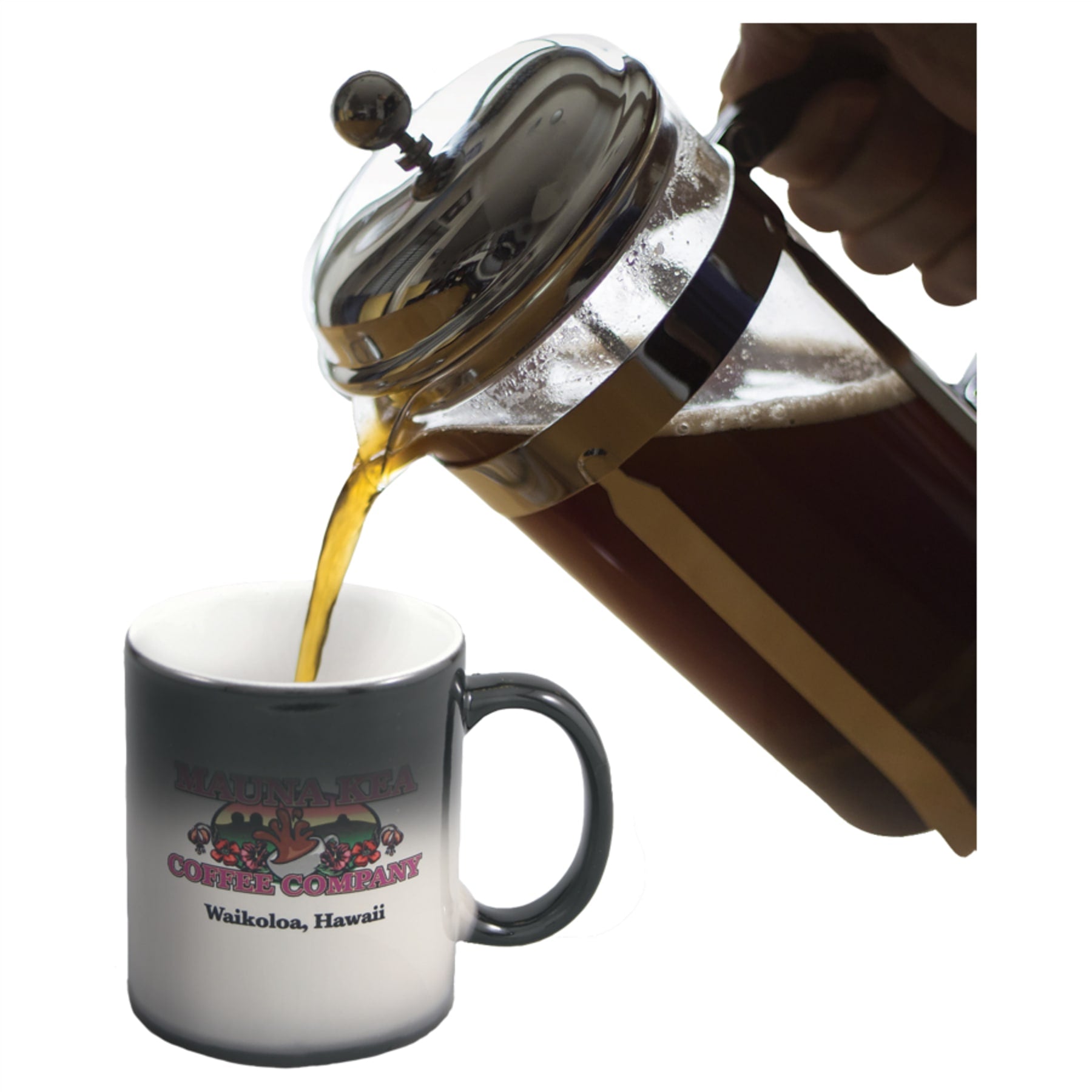 11 oz. Black/White Color Changing Sublimatable Ceramic Mug