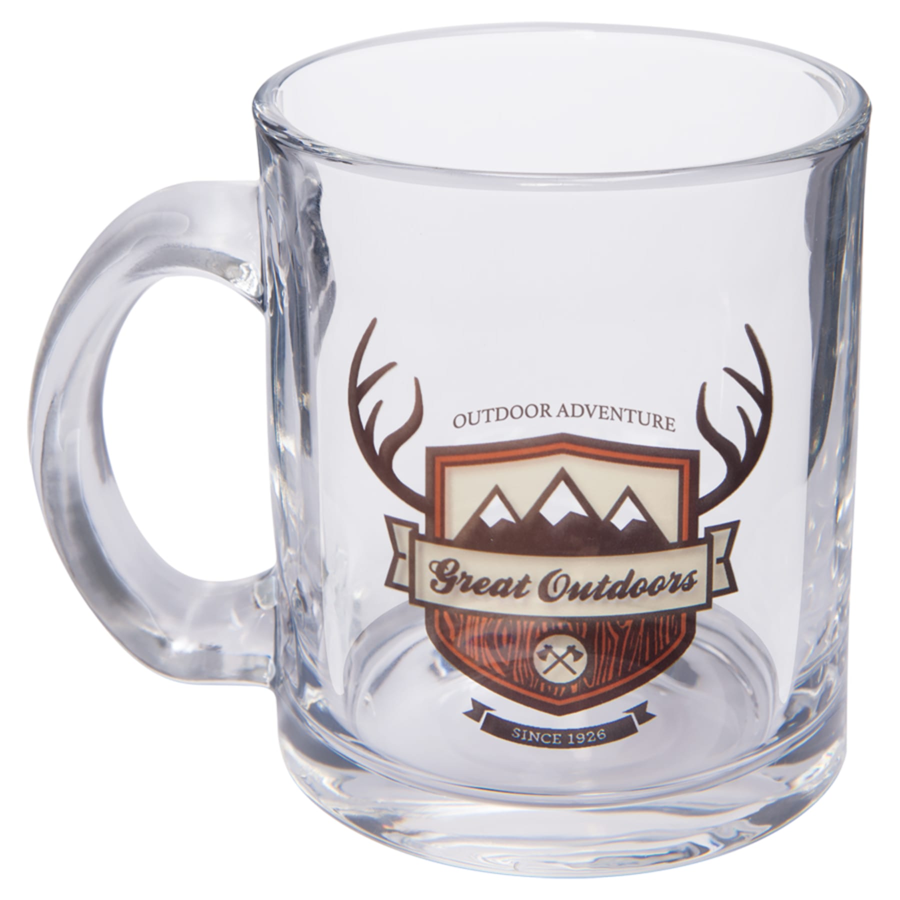 10 oz. Clear Glass Mug with Handle