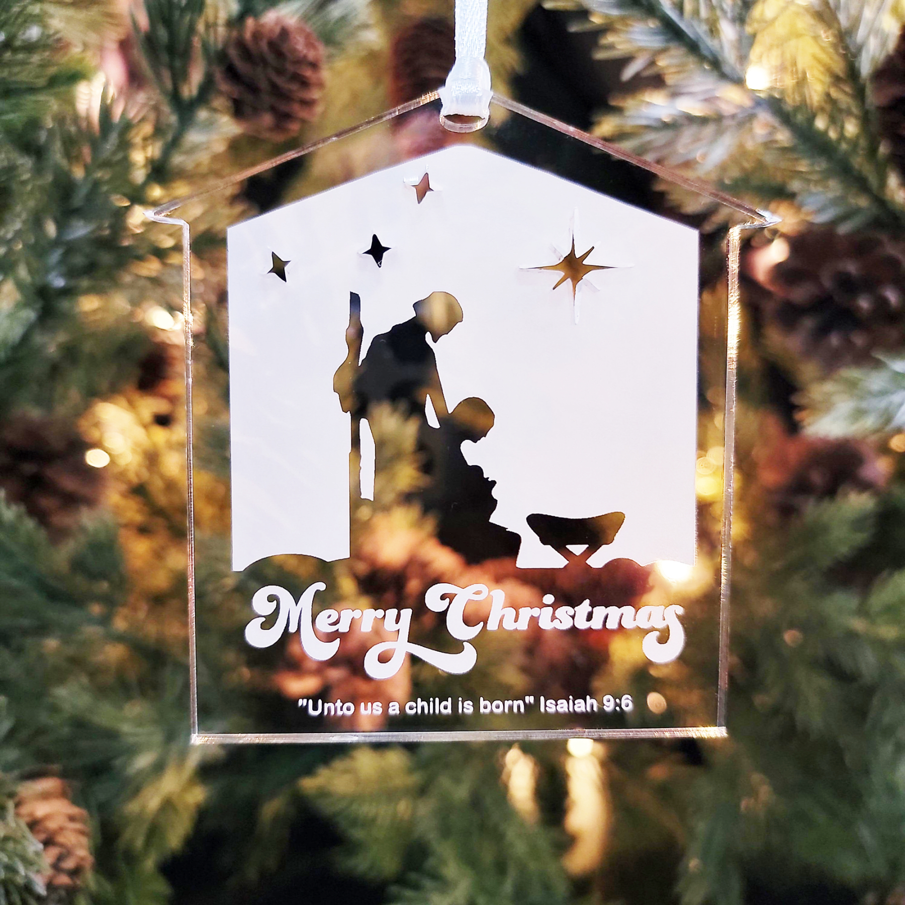 Custom Acrylic Ornament - OAX01