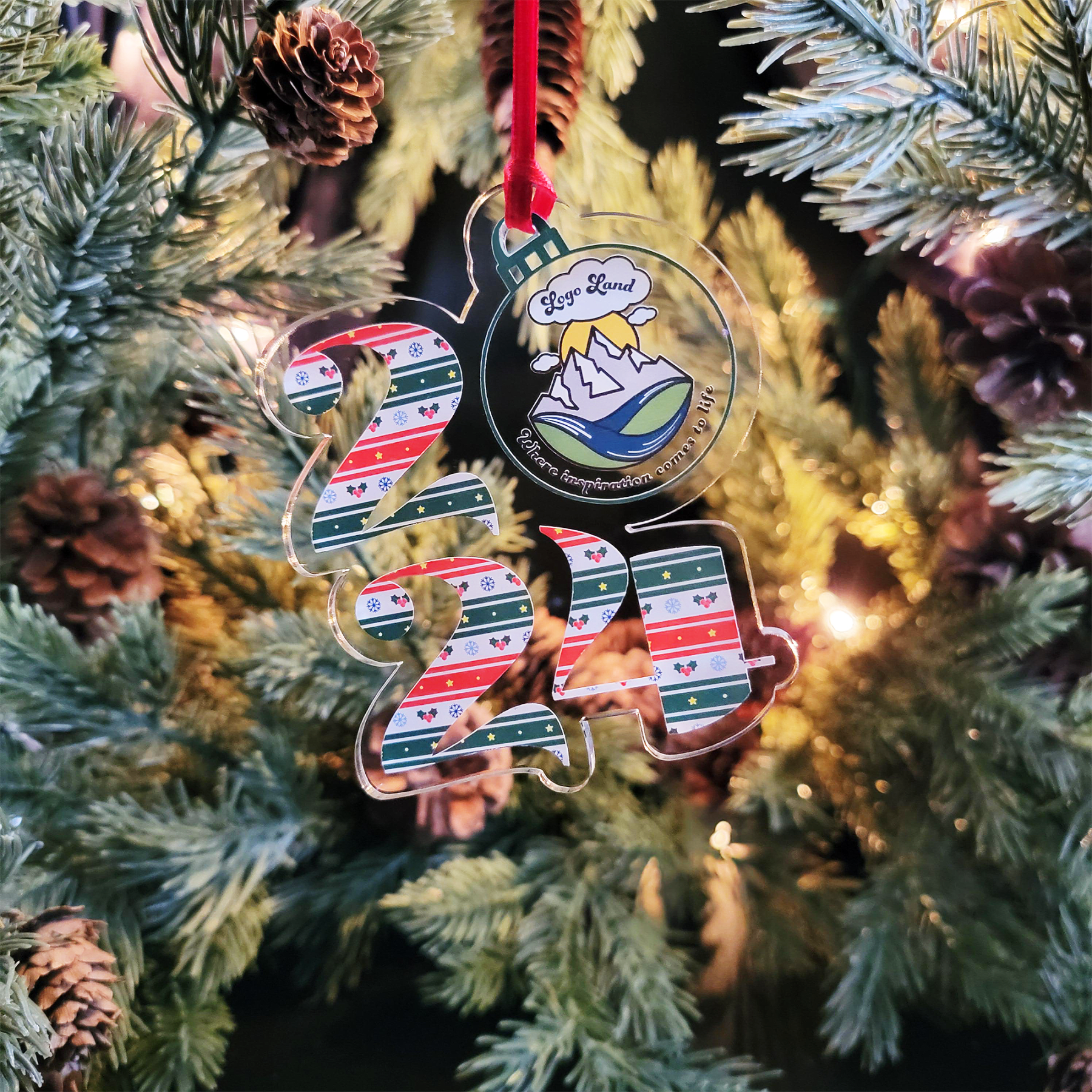 Custom Acrylic Ornament - OAX01