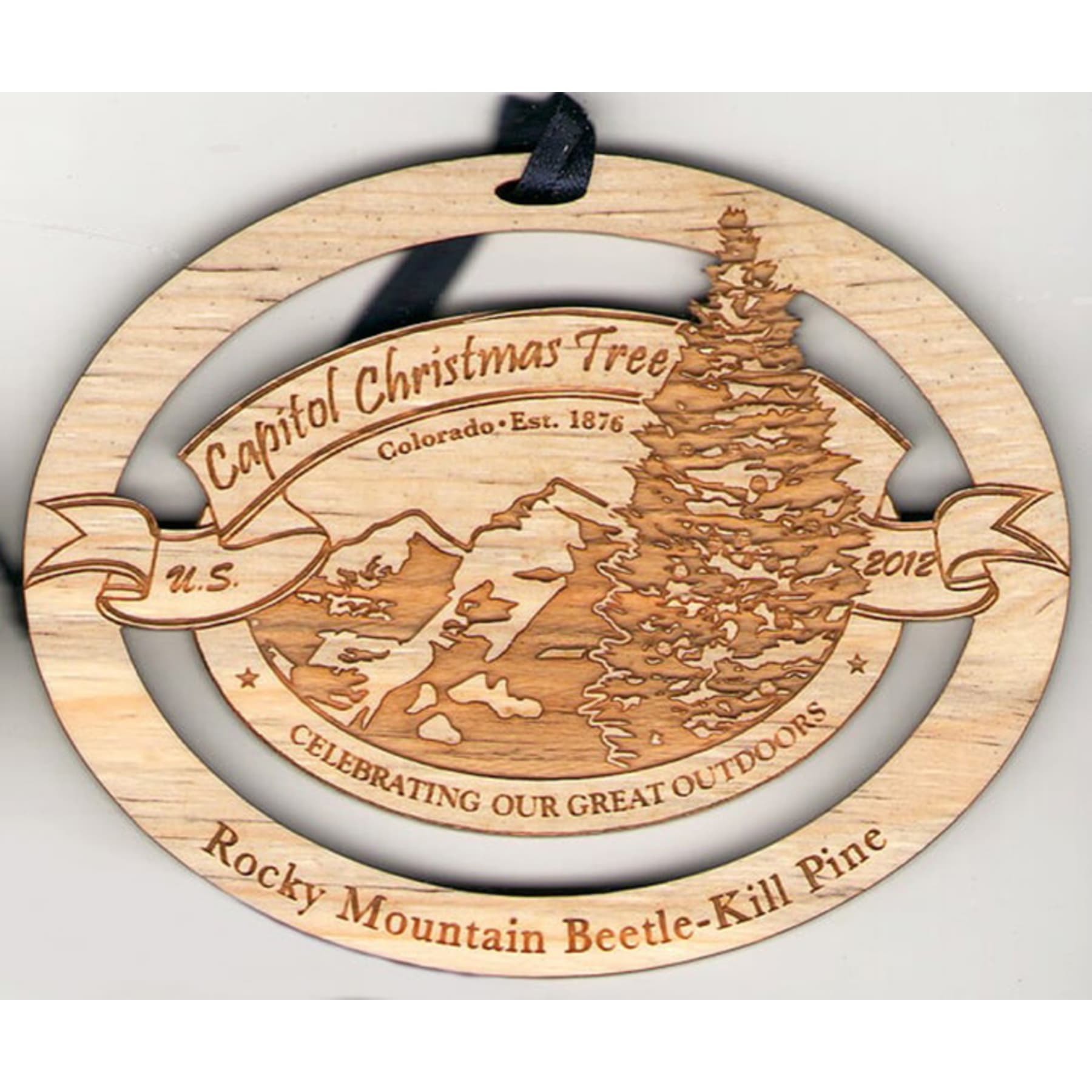 4.5" - Customizable Hardwood Ornaments