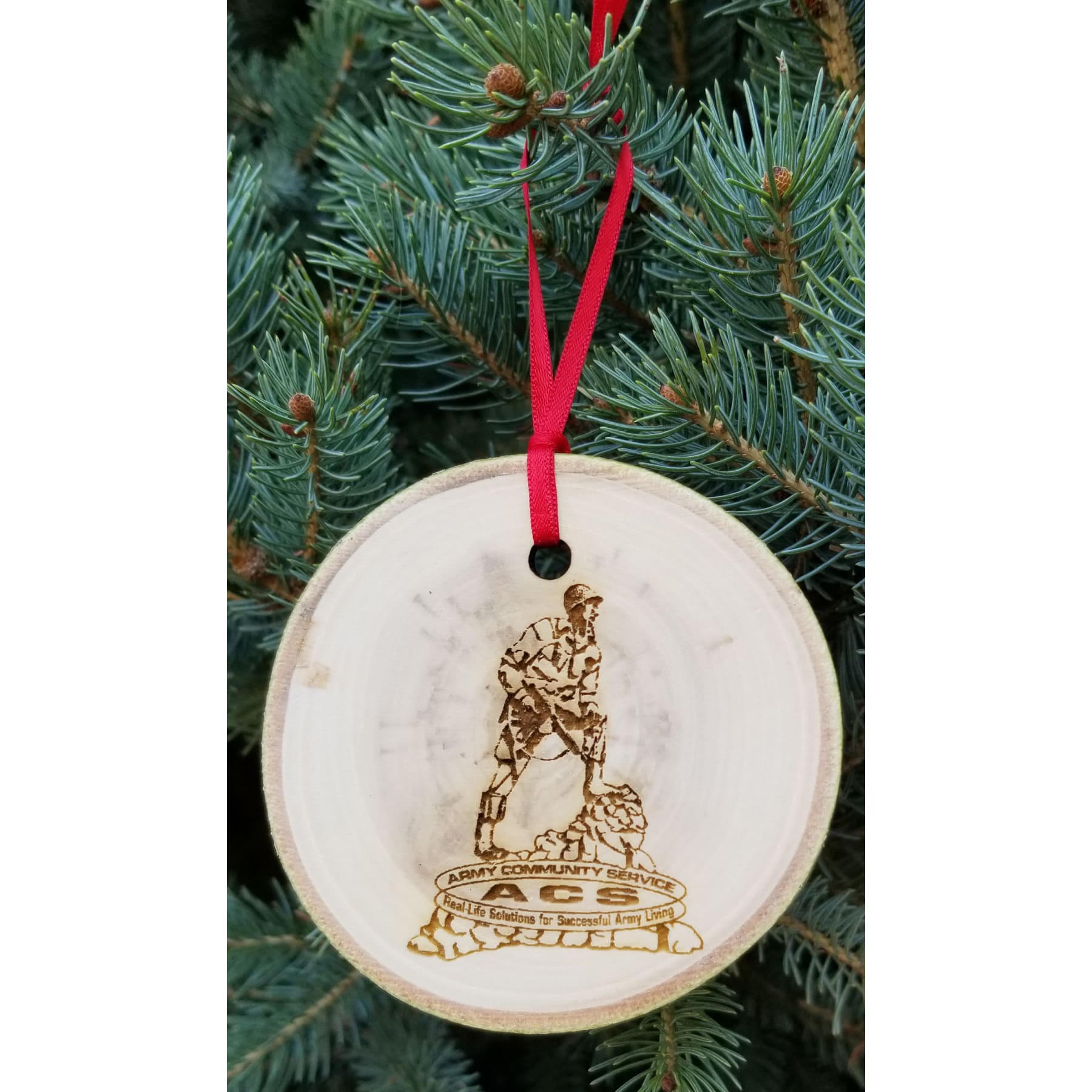 Bark Edged Ornament - OW02