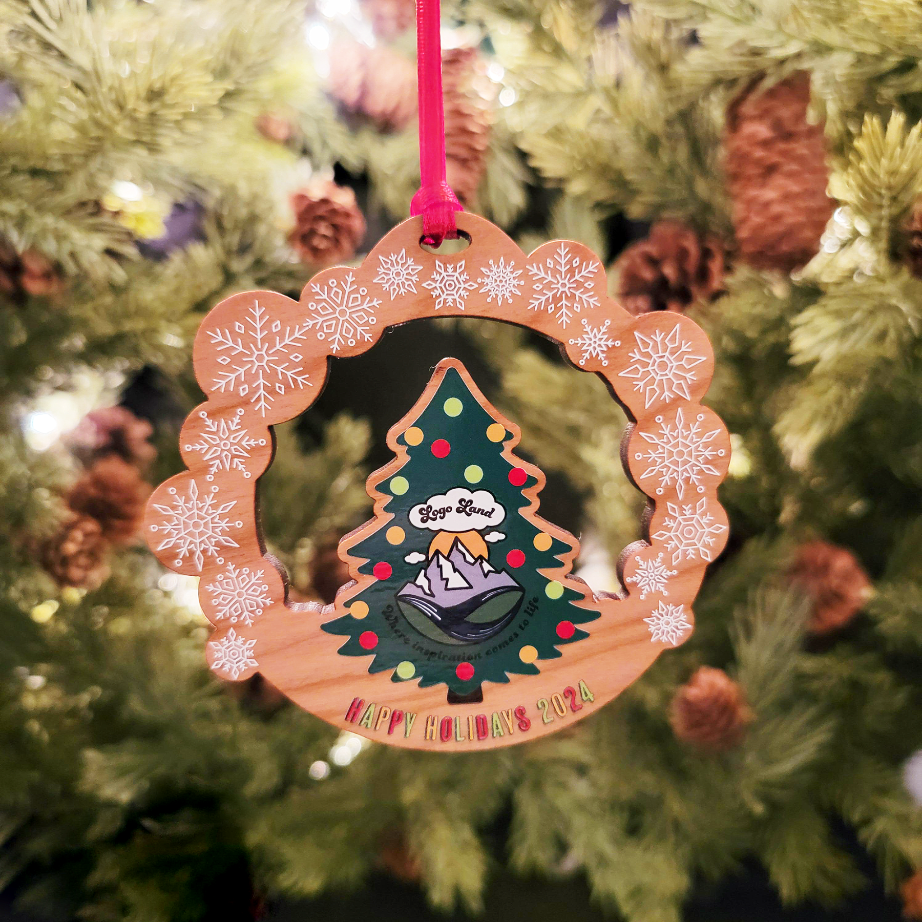 Custom Wood Ornament - OWX01