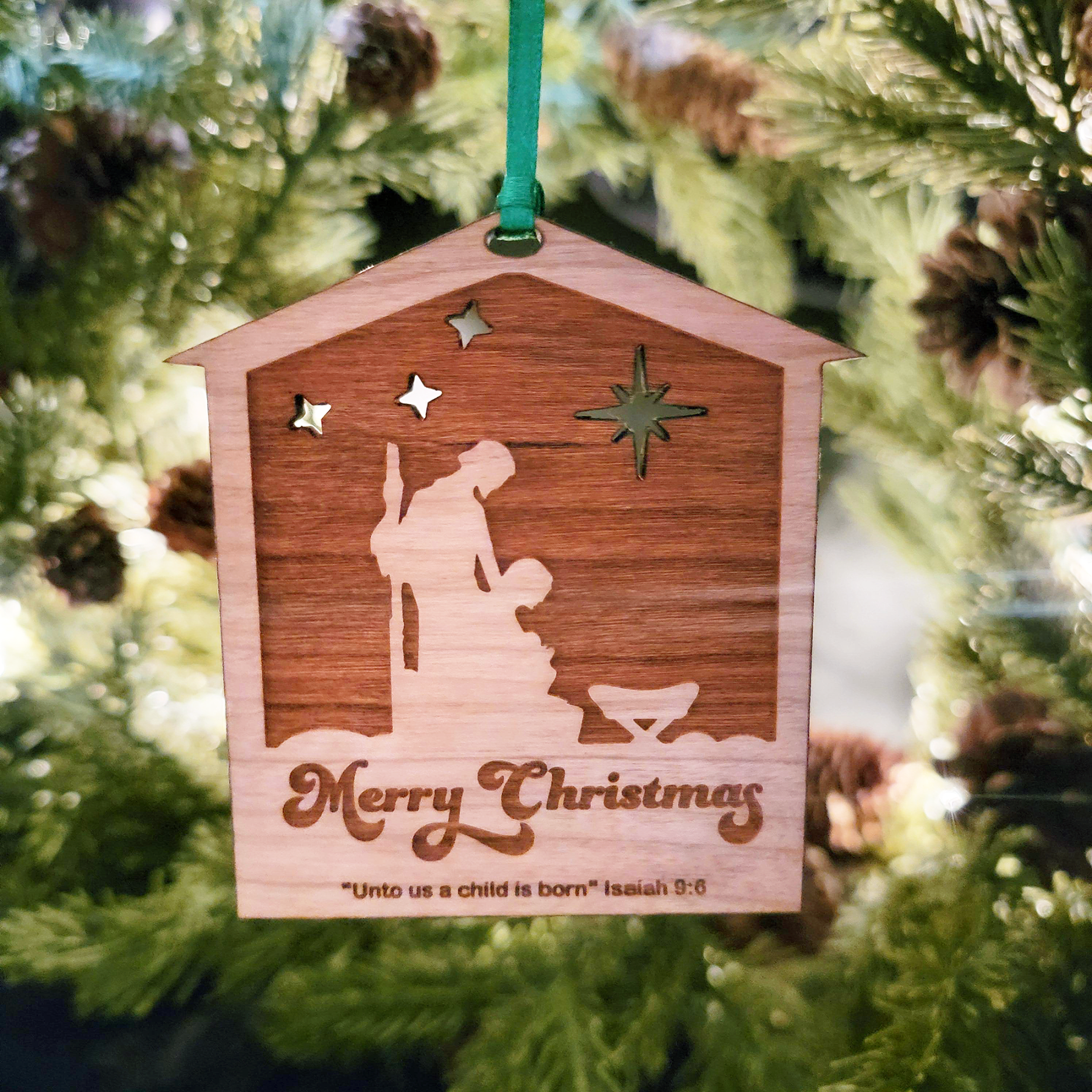 Custom Wood Ornament - OWX01