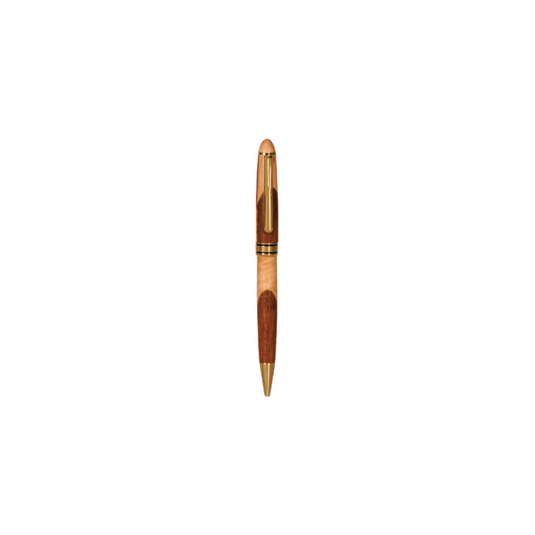 Wide Maple/Rosewood Pen