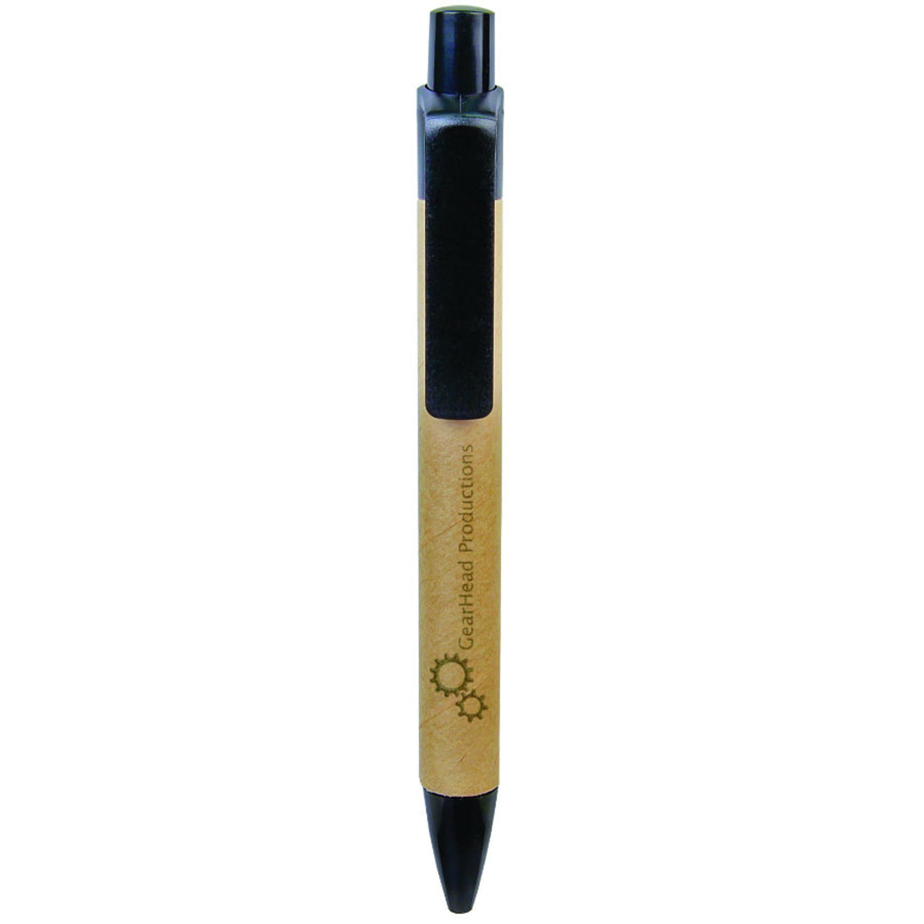 Recycled Paper Pen with Black Trim
