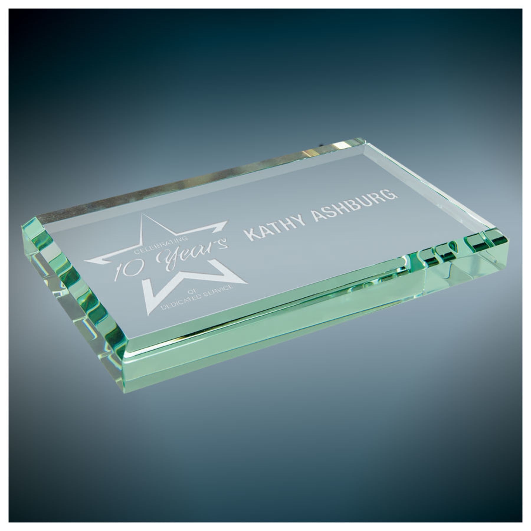 Jade Glass Paperweight - PWGT14