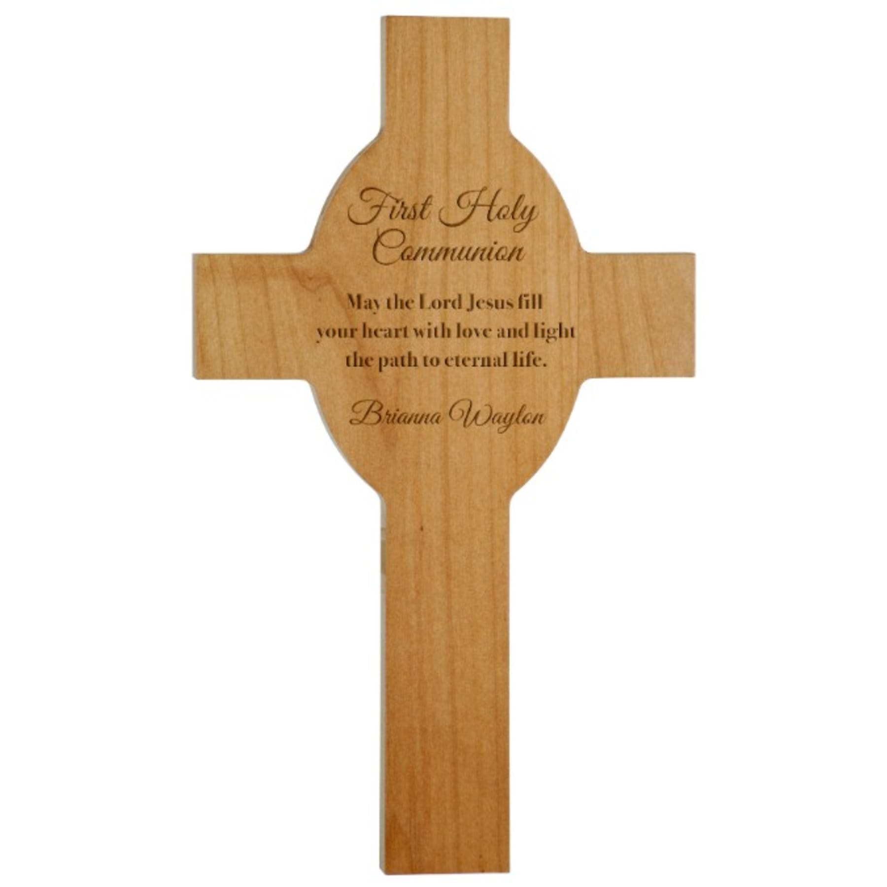 8" x 13.6" Red Alder Cross