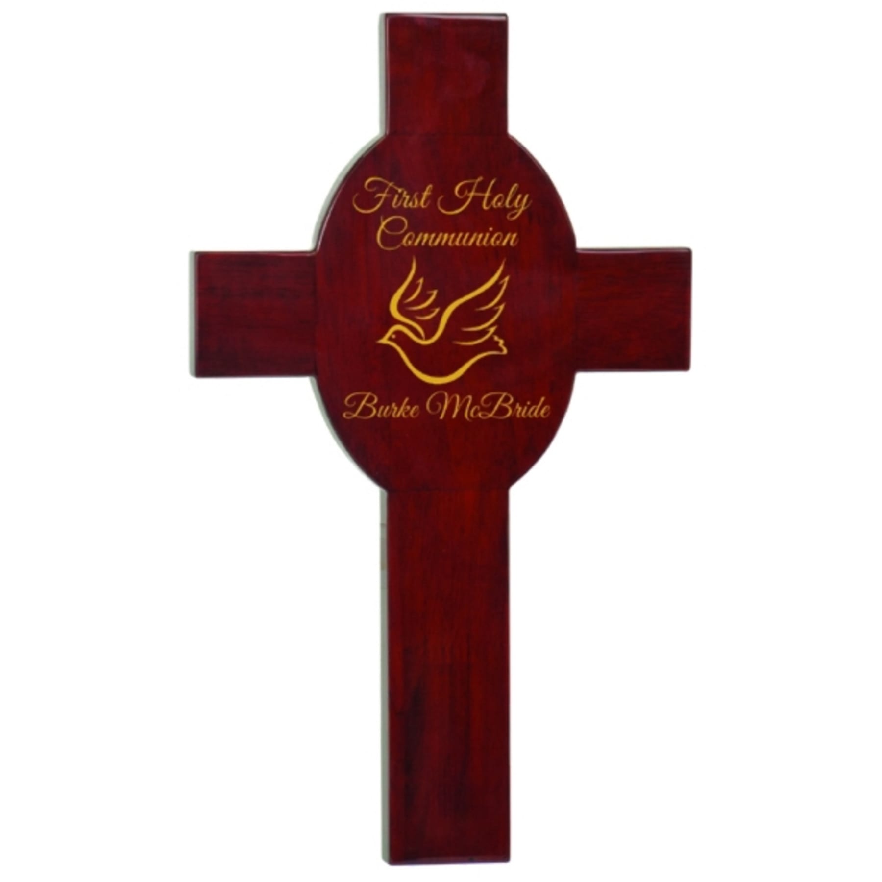 8" x 13.6" Rosewood Piano Finish Cross