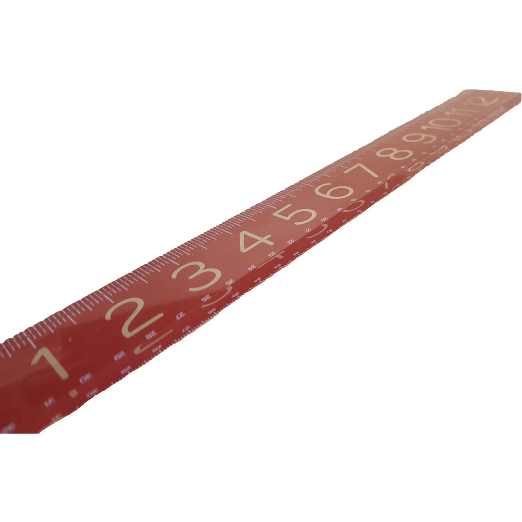 12" - Heavy Duty Acrylic Ruler