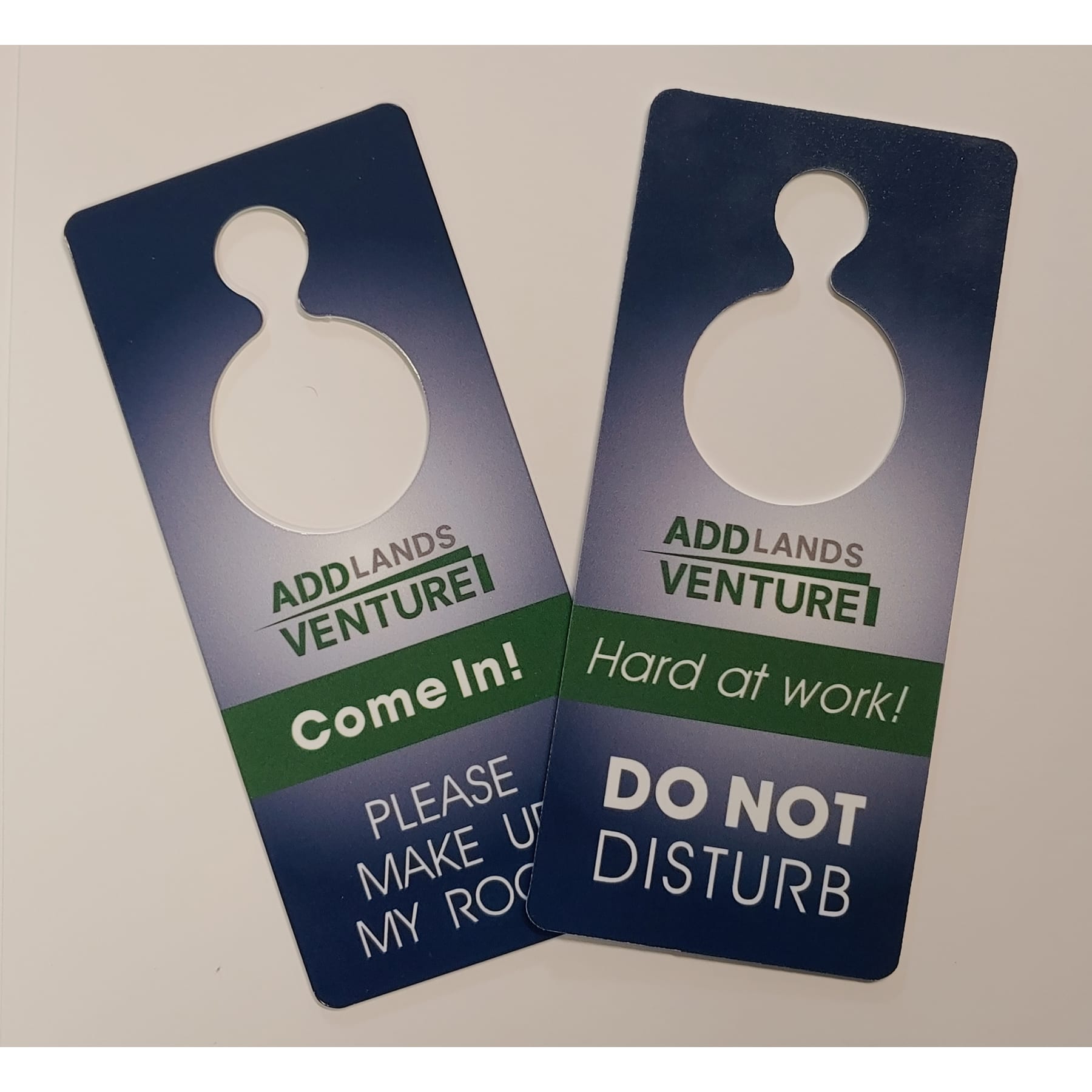3.5" x 8" - Plastic Door Hanging Signs