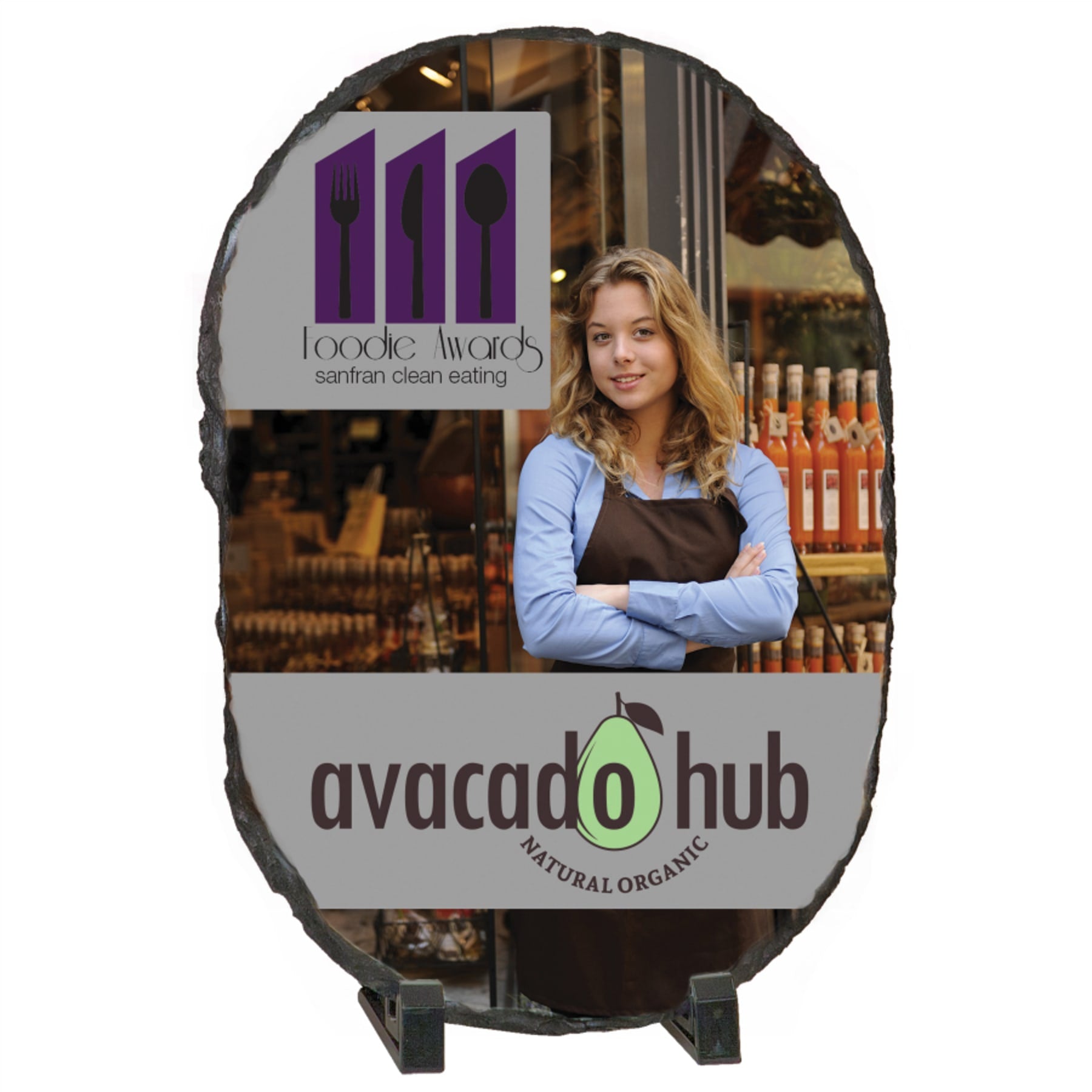 SubliStone Slate Sign with Stand - SS10