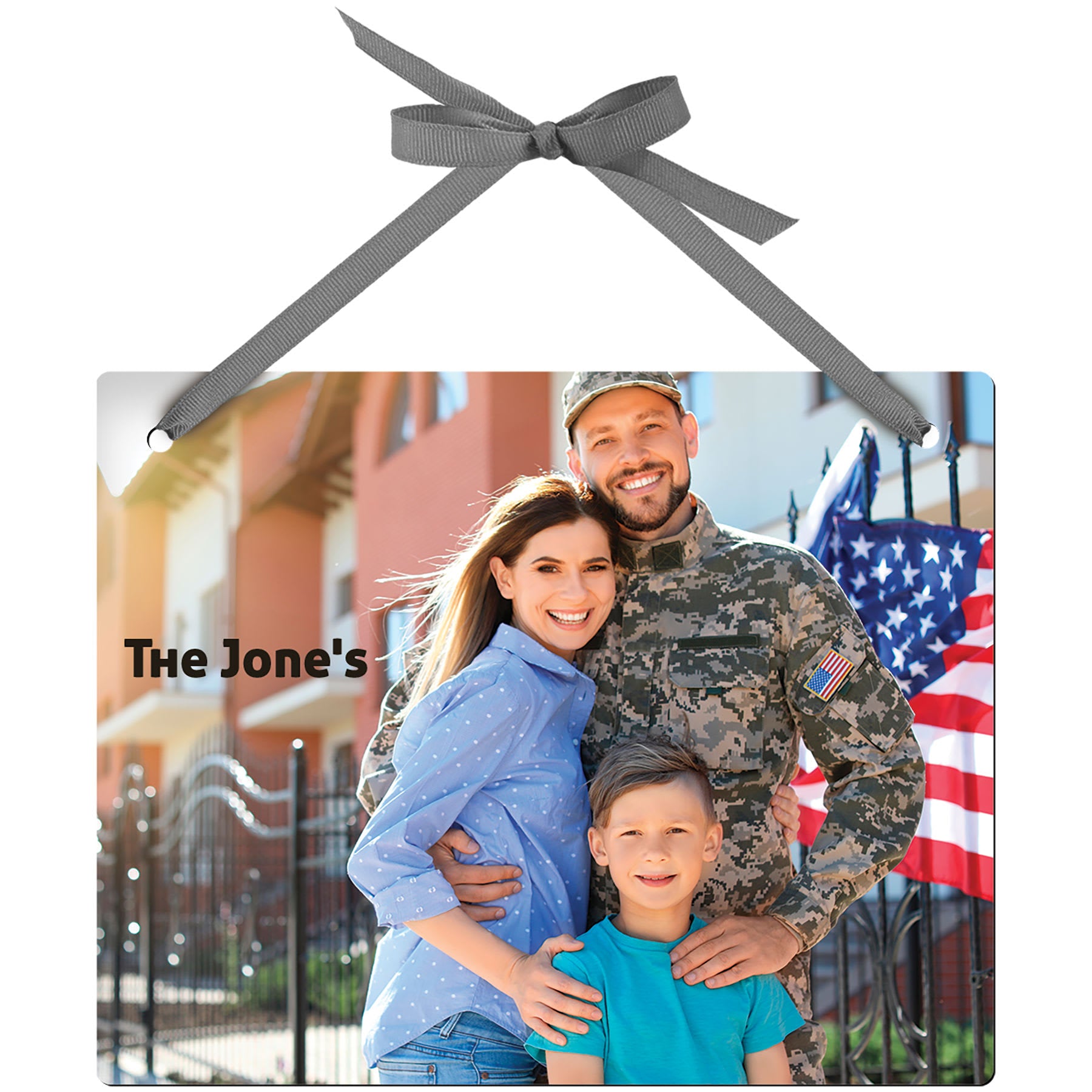 Sublimatable Rectangle Hardboard Wall Decor with Ribbon