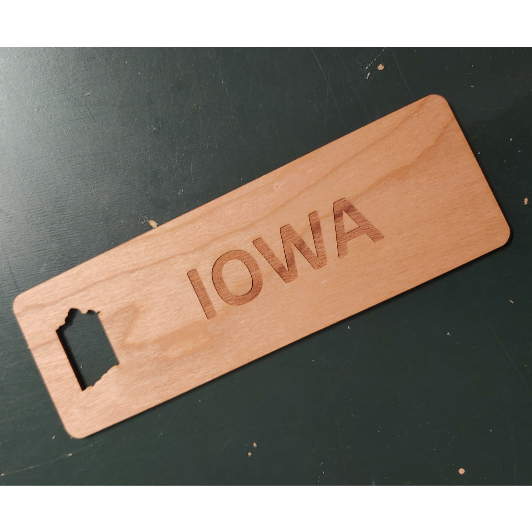 1.5" x 5.75" - Iowa Hardwood Bookmarks