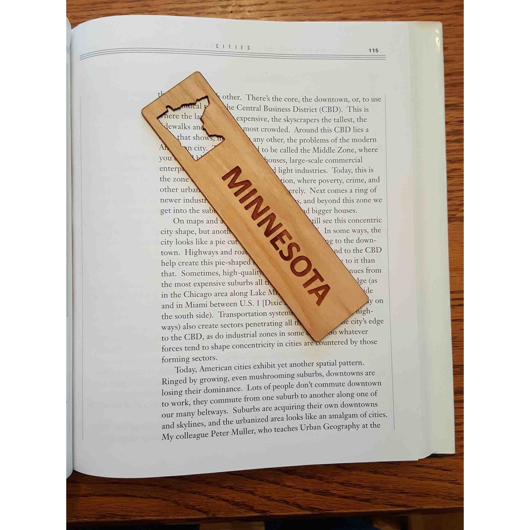 1.5" x 5.75" - Minnesota Hardwood Bookmarks