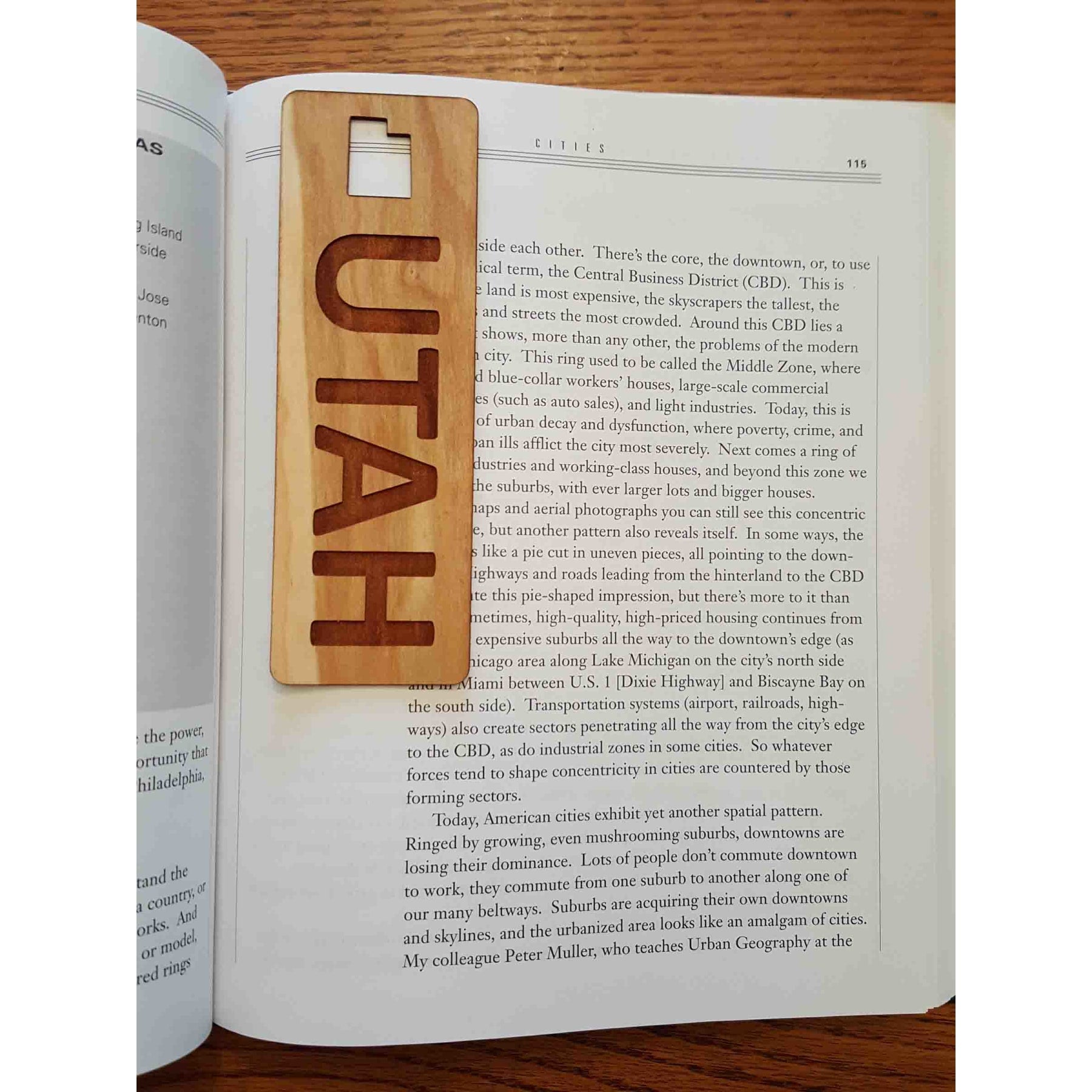 1.5" x 5.75" - Utah Hardwood Bookmarks