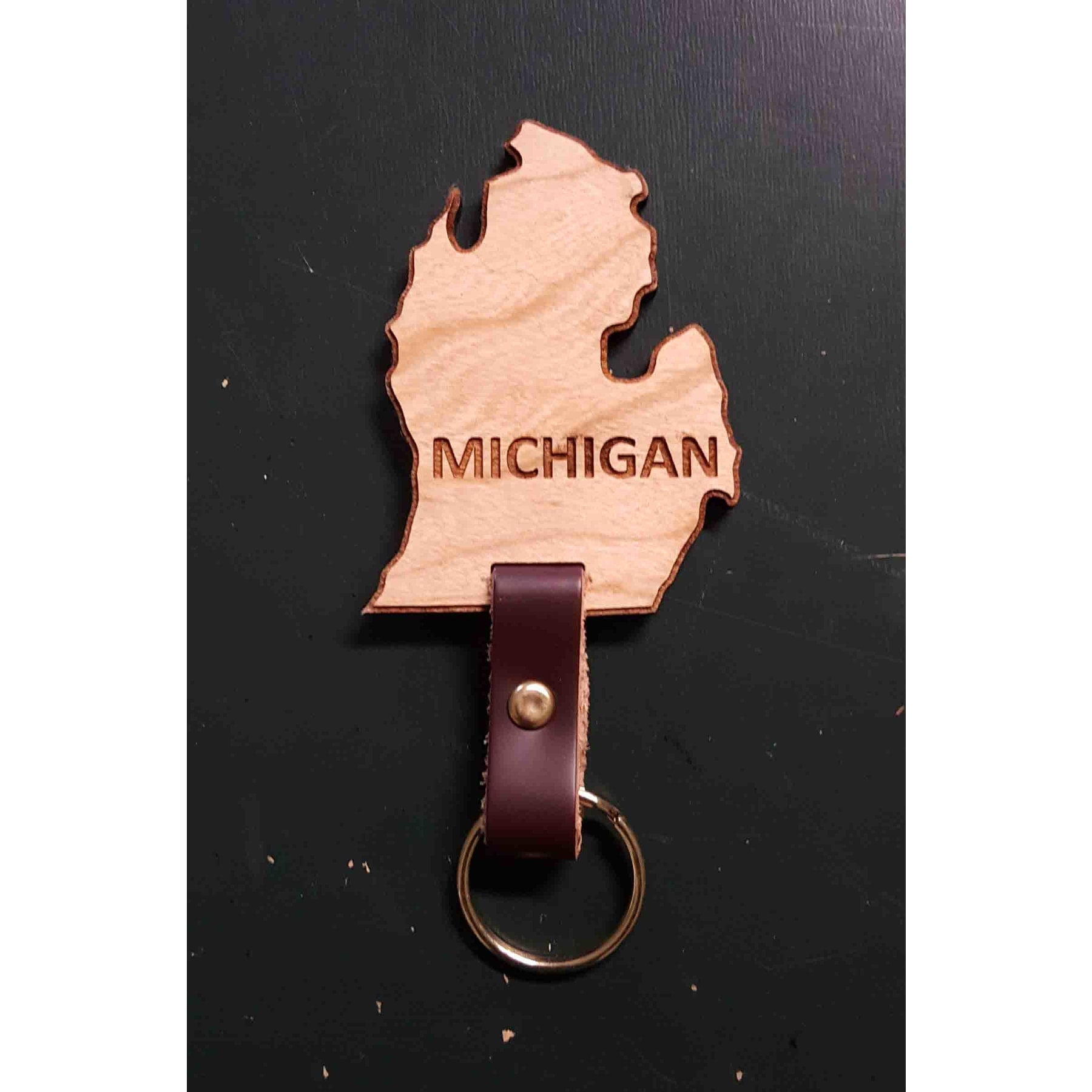 2" - Michigan Hardwood Keychains