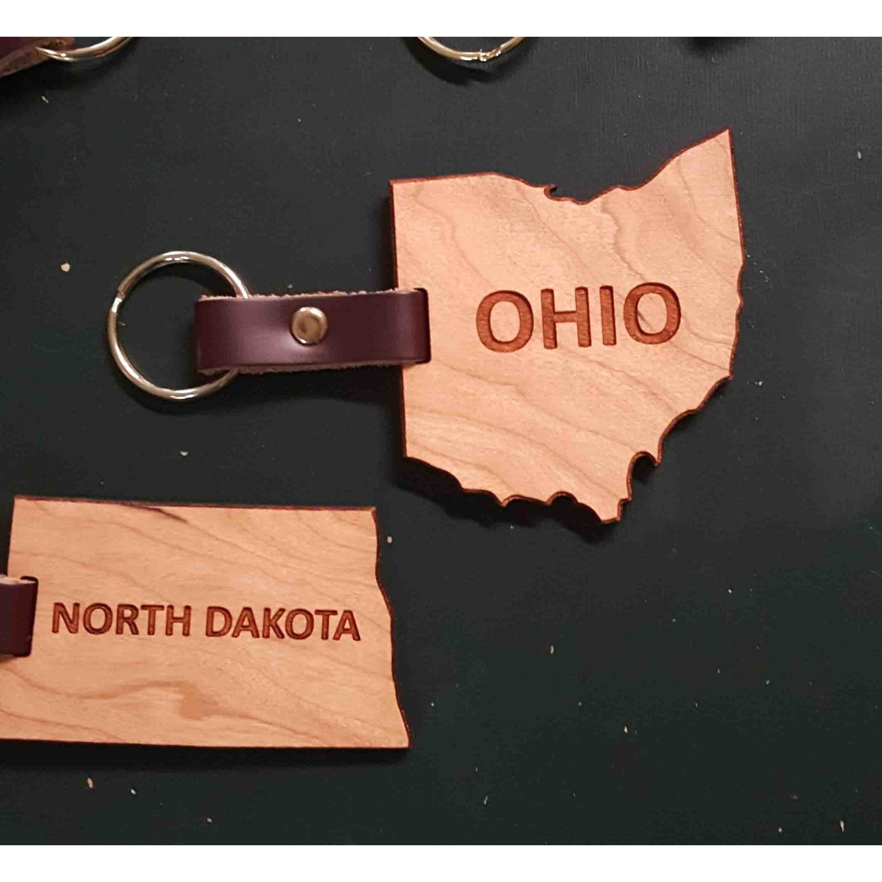 2" - Ohio Hardwood Keychains