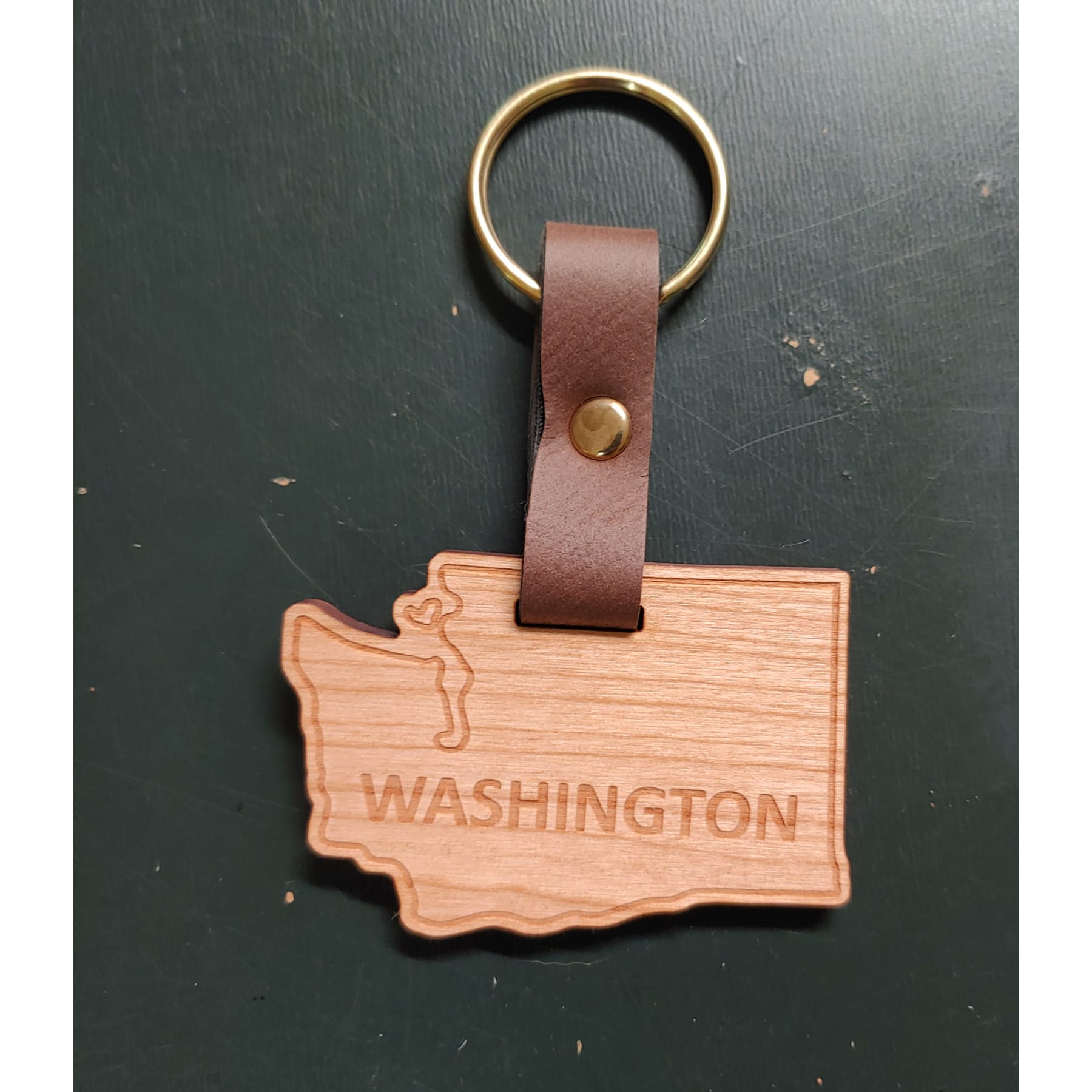 2" - Washington Hardwood Keychains