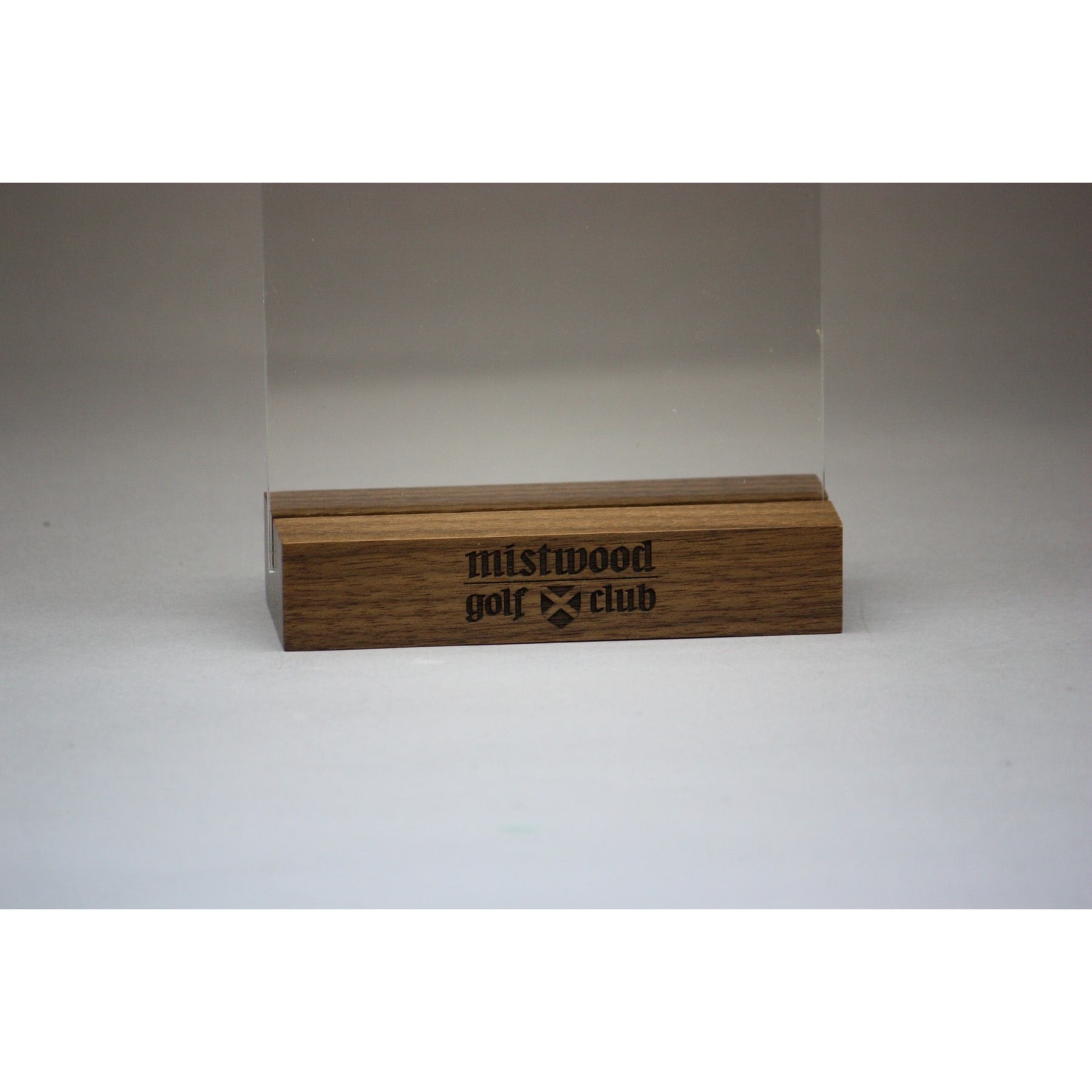 3" x 9" Hardwood Block - Holds everything from cell phones to calendars