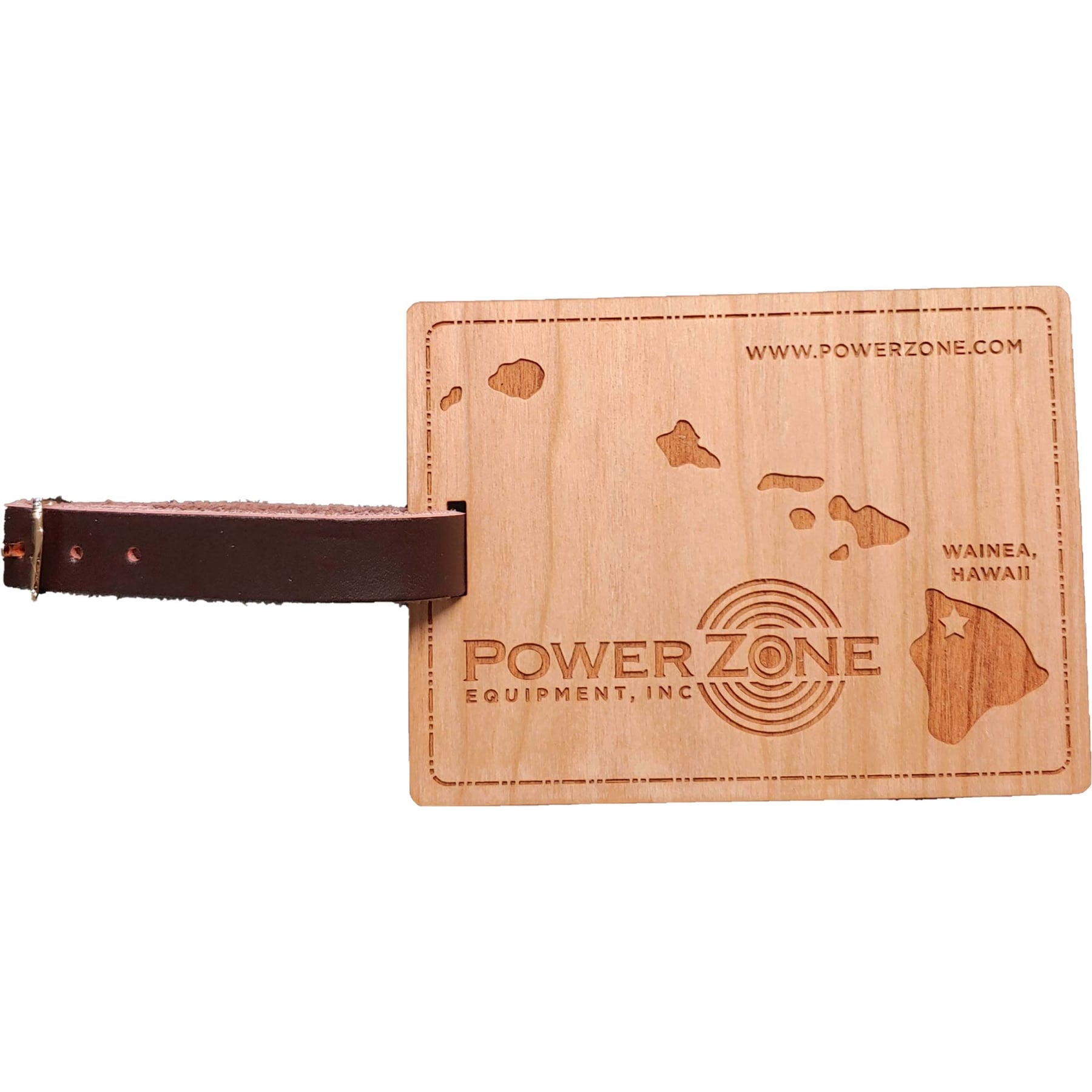 3" x 4" - Hawaii Hardwood Luggage Tags