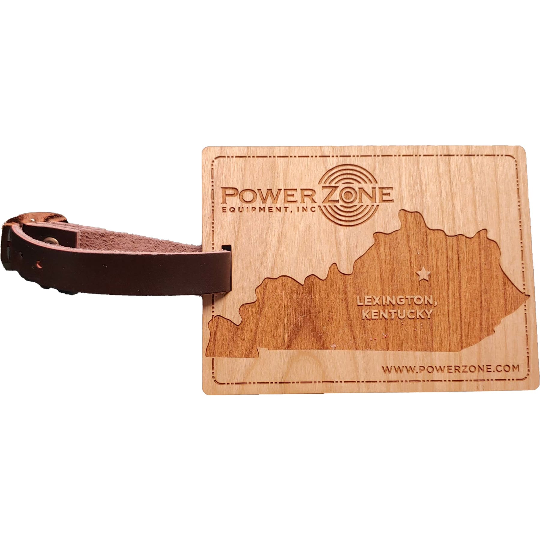 3" x 4" - Kentucky Hardwood Luggage Tags