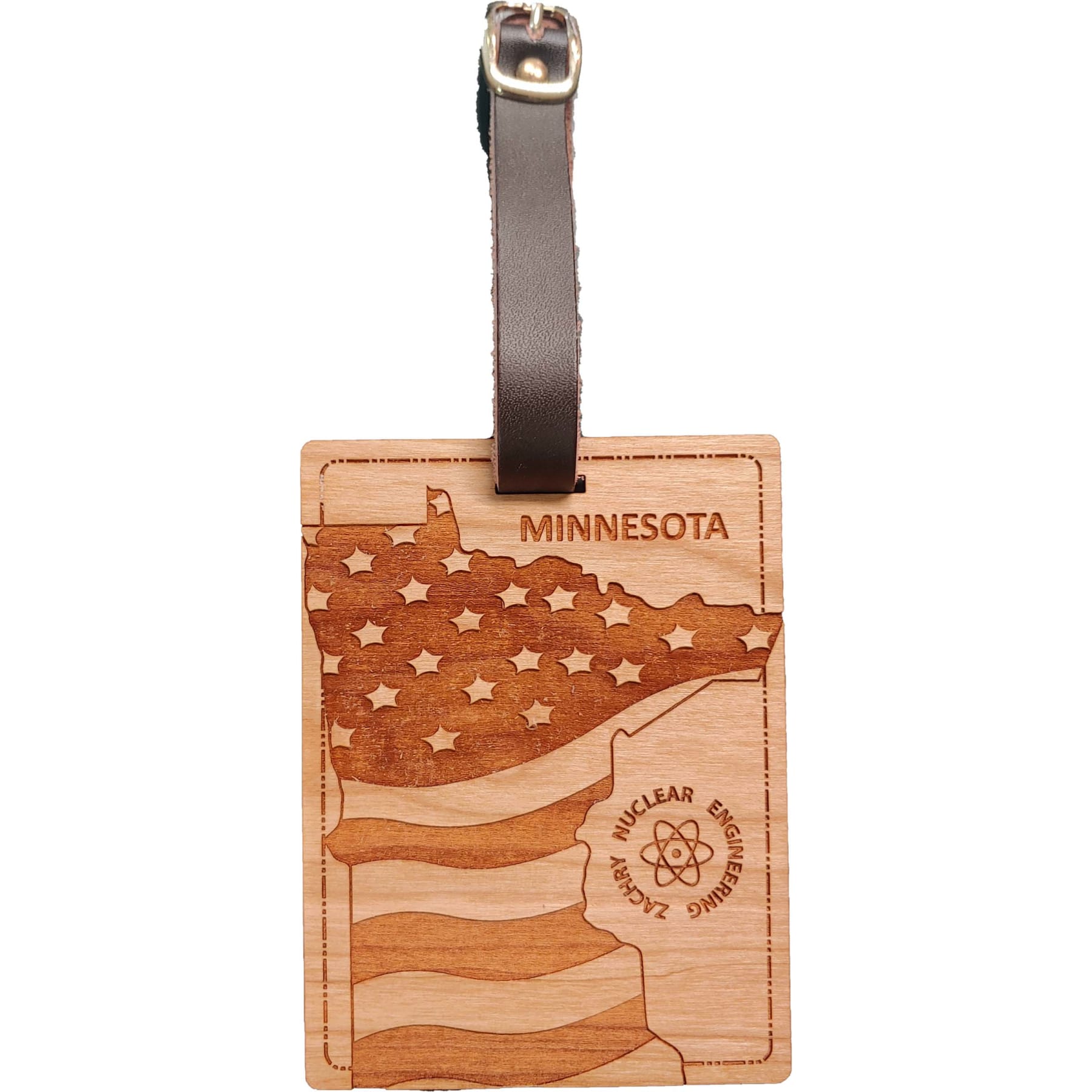 3" x 4" - Minnesota Hardwood Luggage Tags