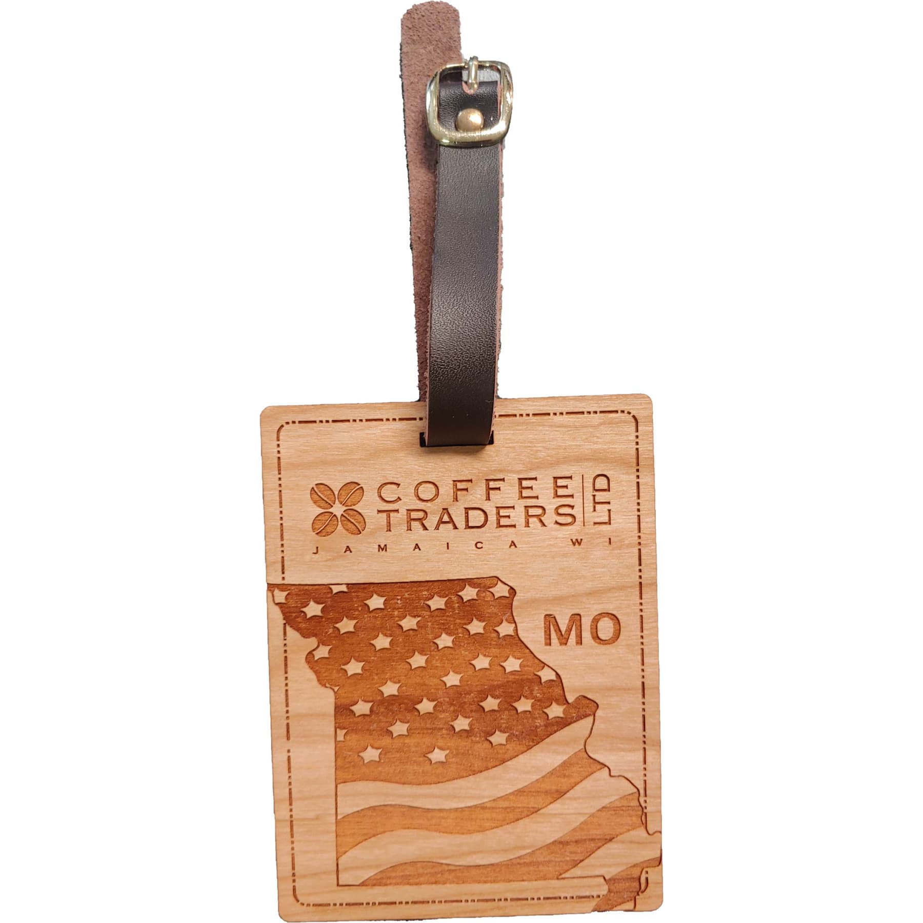 3" x 4" - Missouri Hardwood Luggage Tags