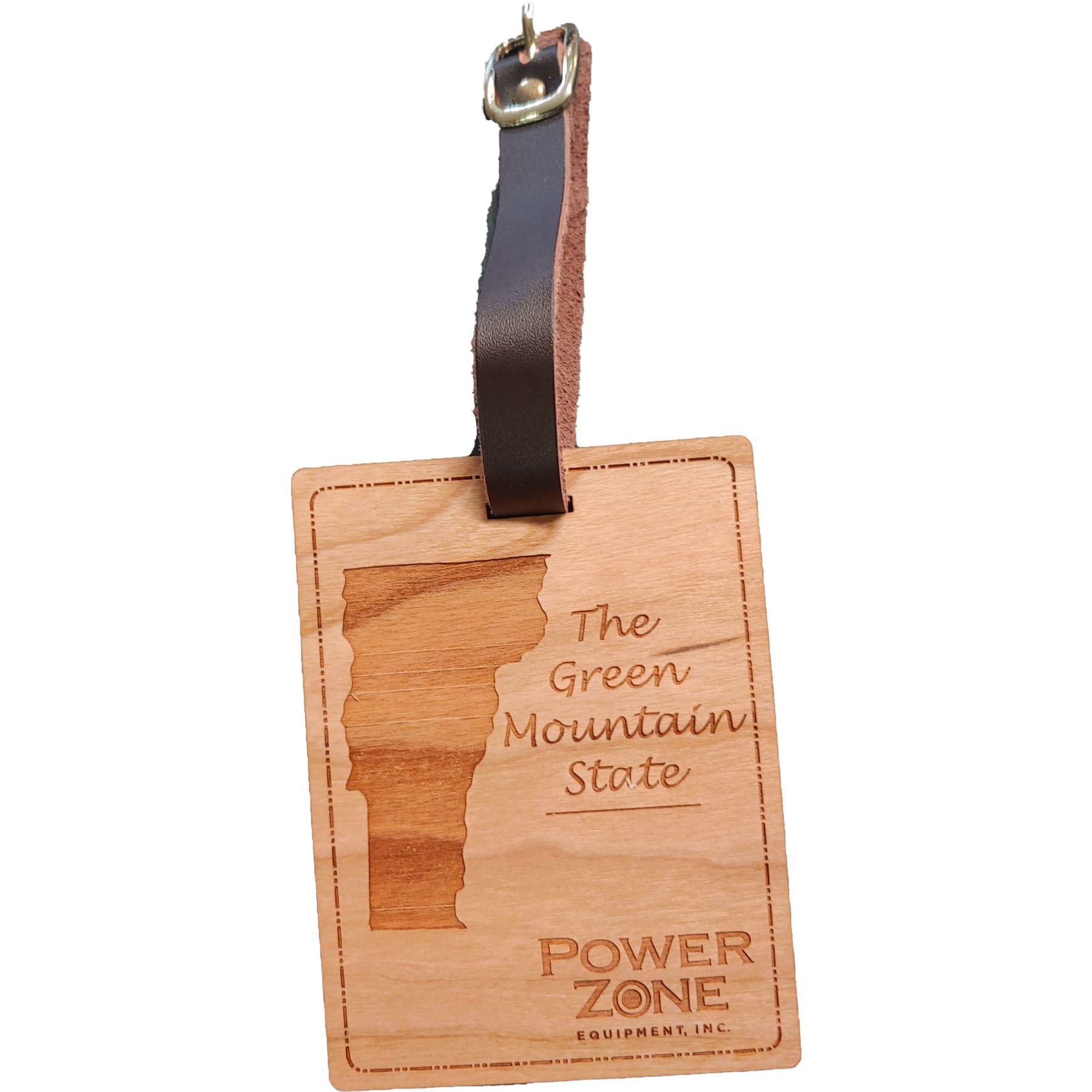 3" x 4" - Vermont Hardwood Luggage Tags