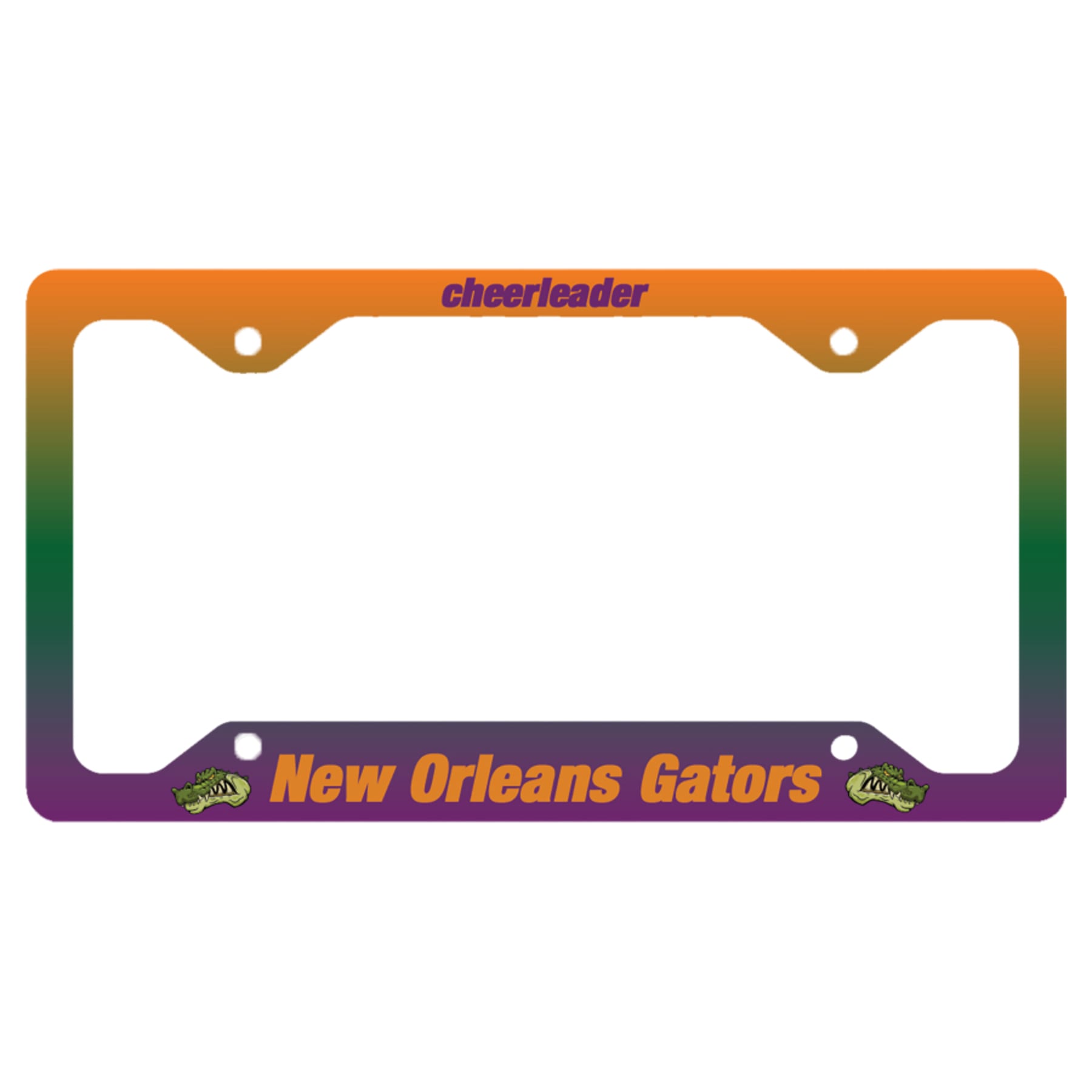Gloss Aluminum License Plate Frame - SV02