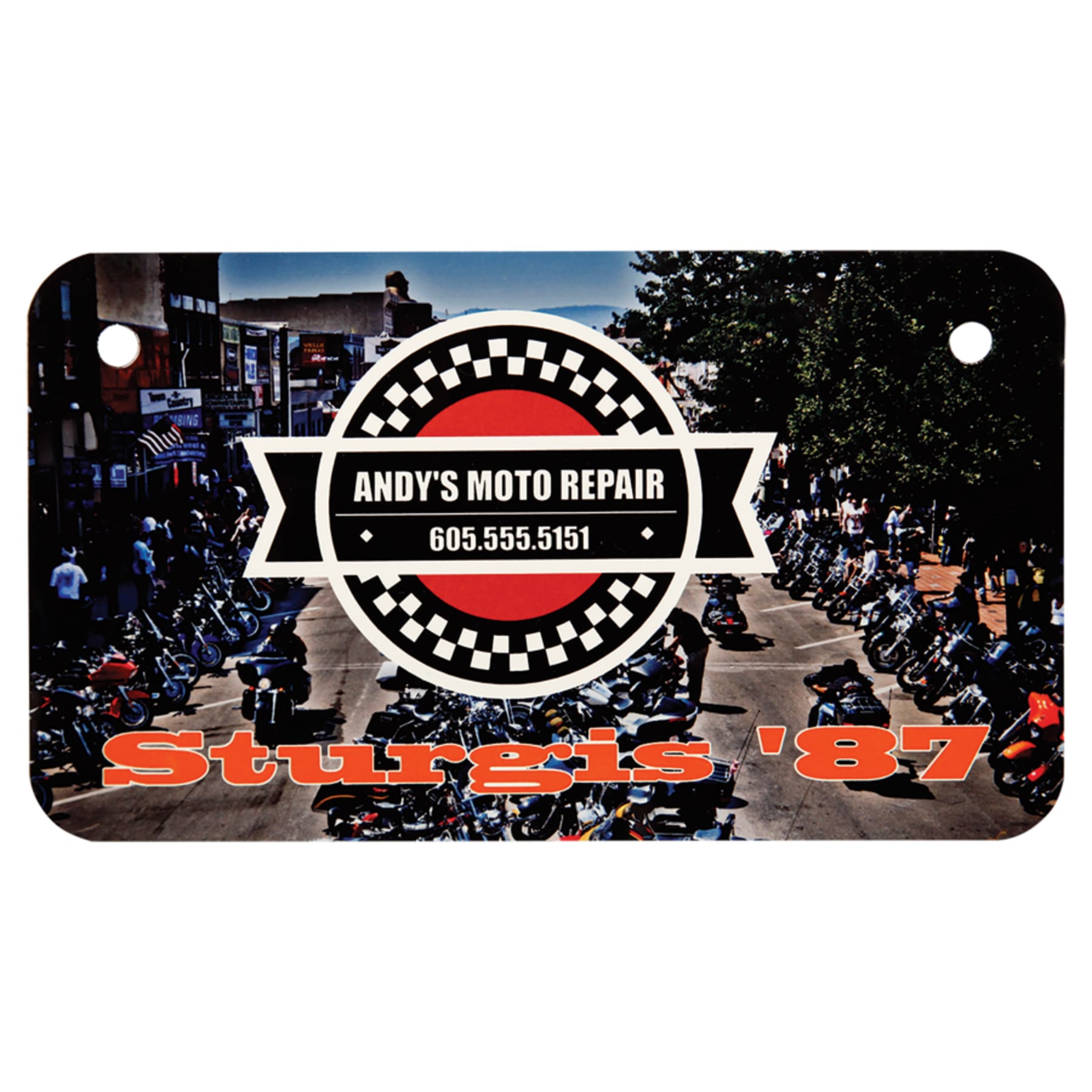 Bike or Motorcycle License Plate - SV01