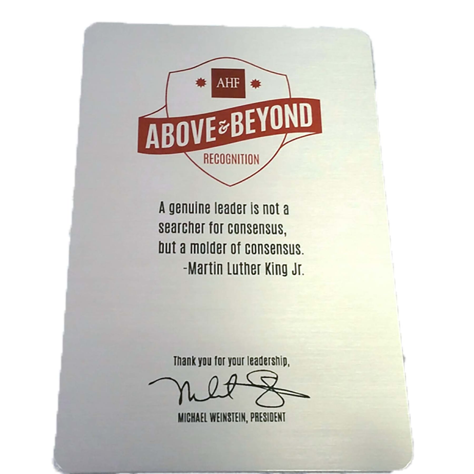 Aluminum Invitation - NV