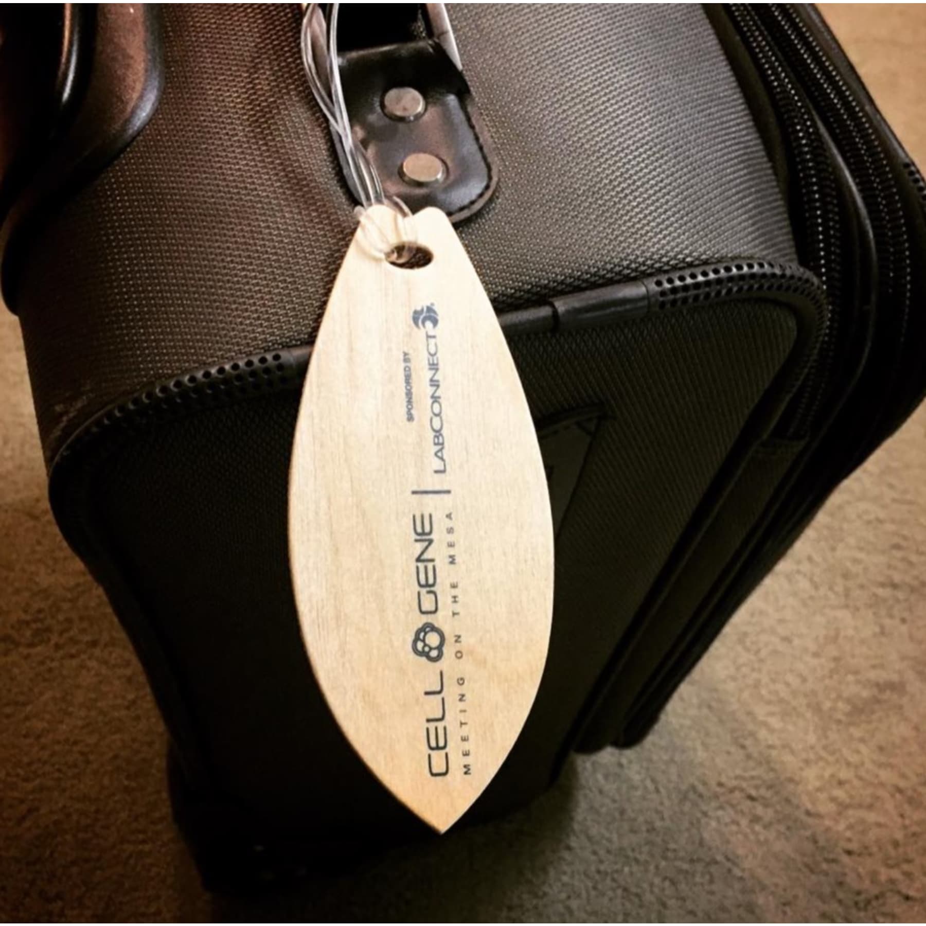 2.25" x 5.5" - Wood Veneer Surfboard Luggage Tags
