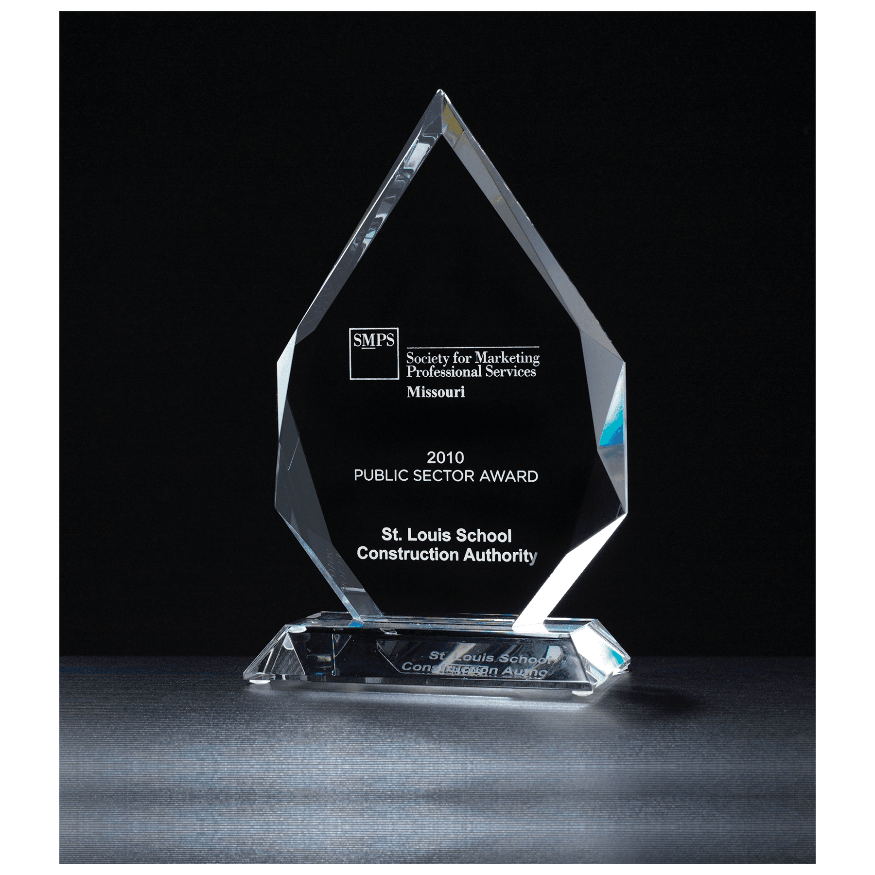Flame Multi-Faceted Optical Crystal Award
