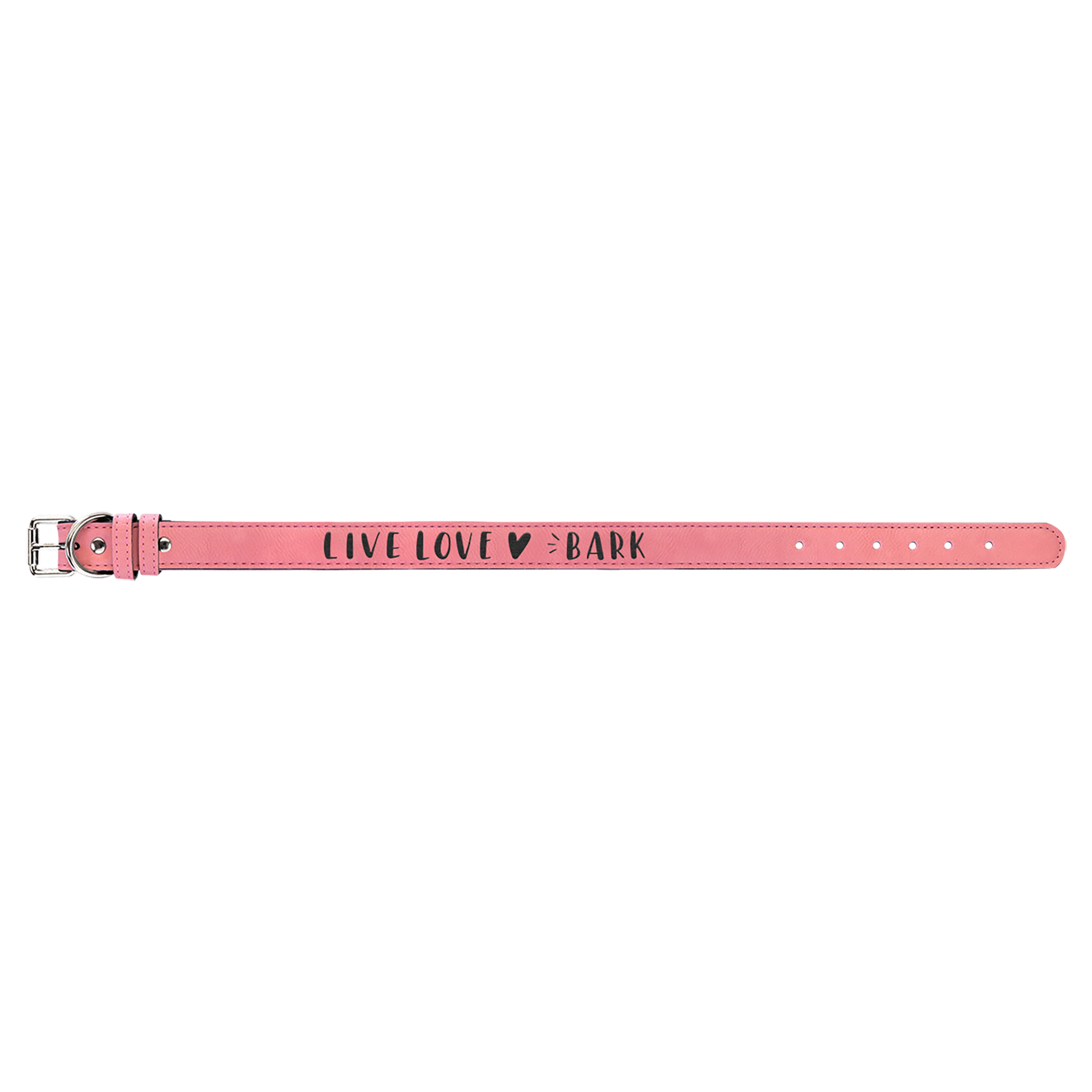Extra Large 27" x 1.25" Pink Leatherette Dog Collar