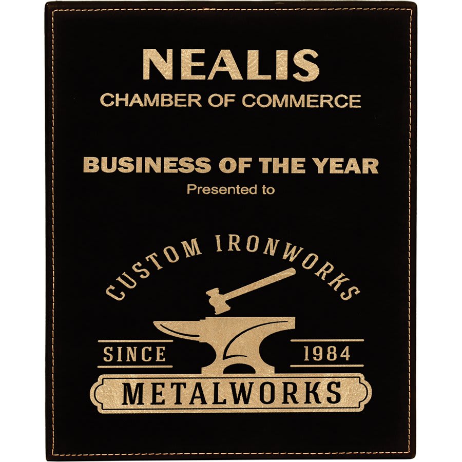 Leatherette Plaque - PL01