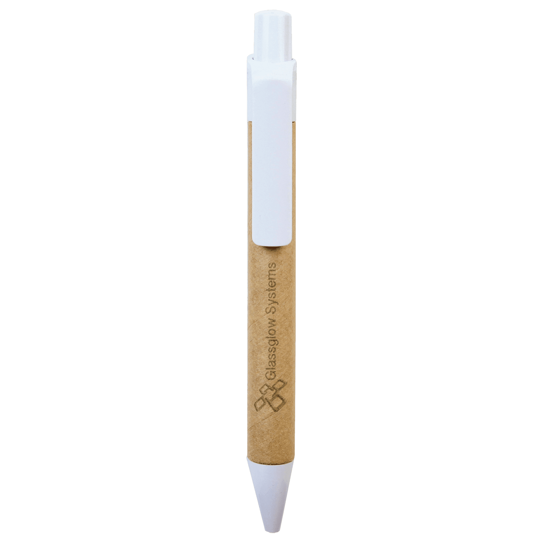 Recycled Paper Pen with White Trim
