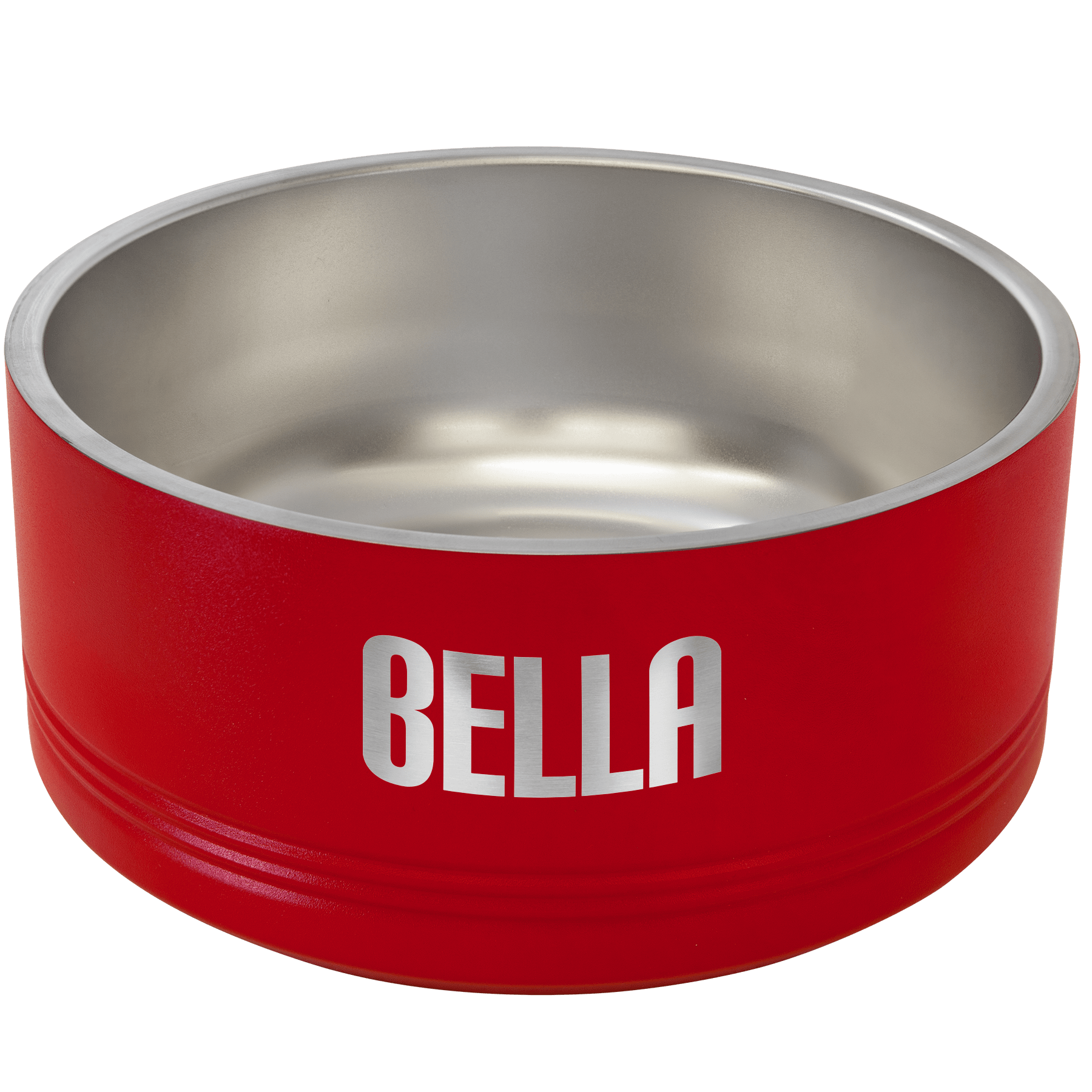 Polar Camel 64 oz. Large Red Pet Bowl
