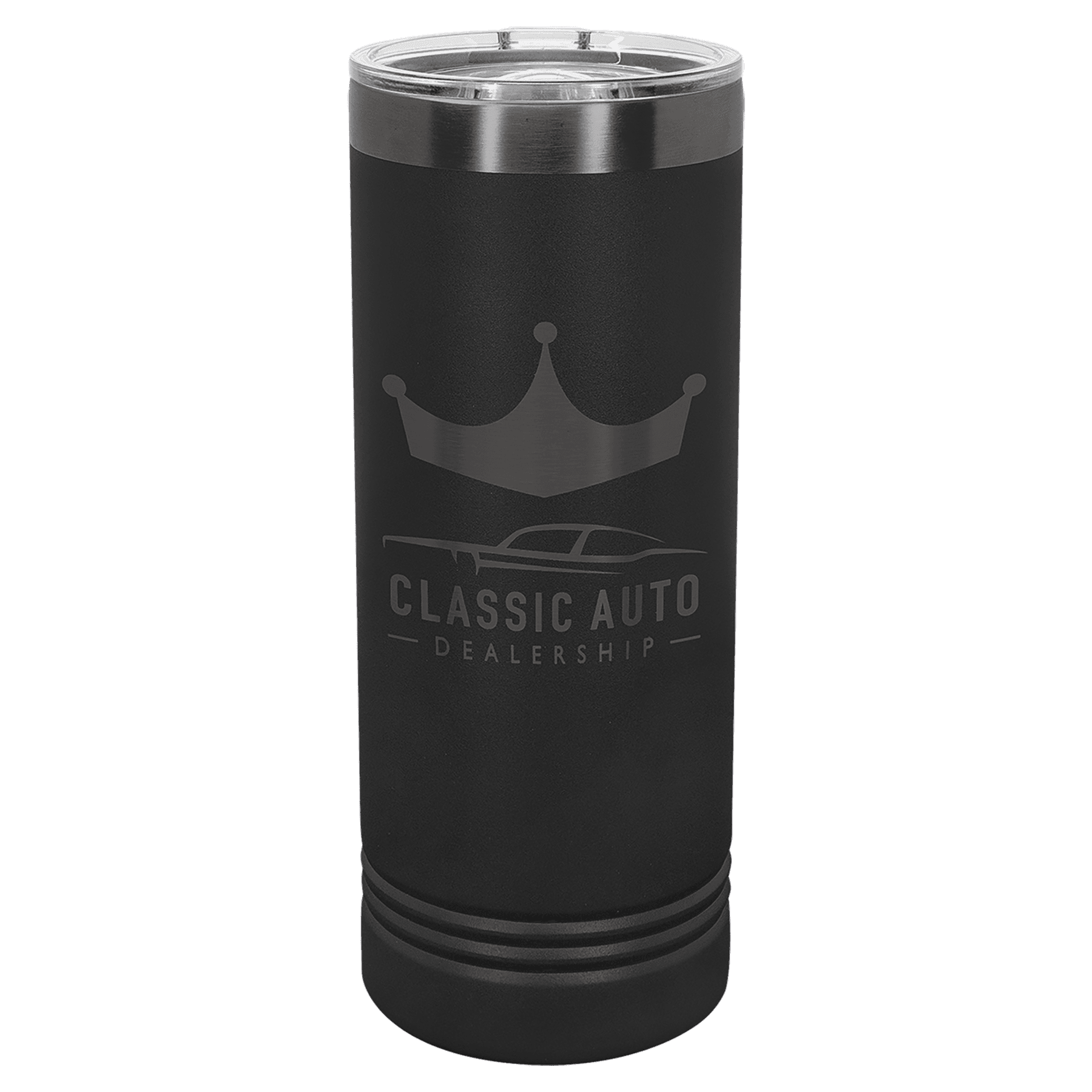 PC 22 oz. Black/Ghost Black ION-Plated Skinny Tumbler