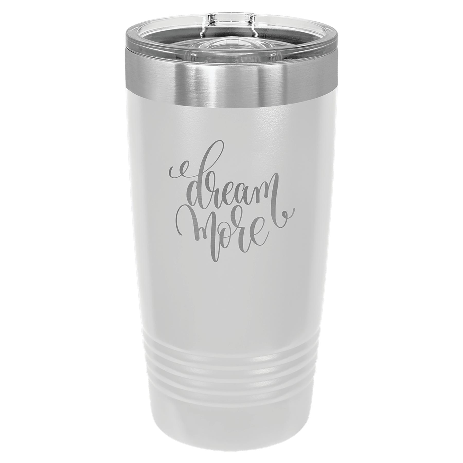 Polar Camel 20 oz. White Insulated Ringneck Tumbler
