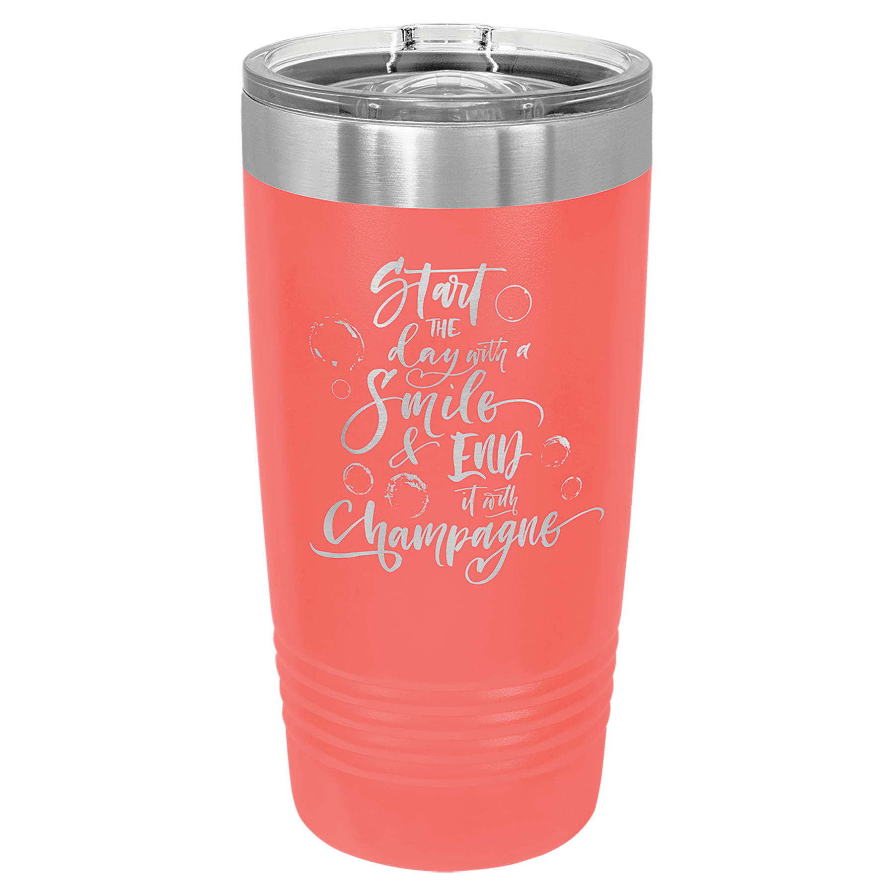 Polar Camel 20 oz. Coral Insulated Ringneck Tumbler