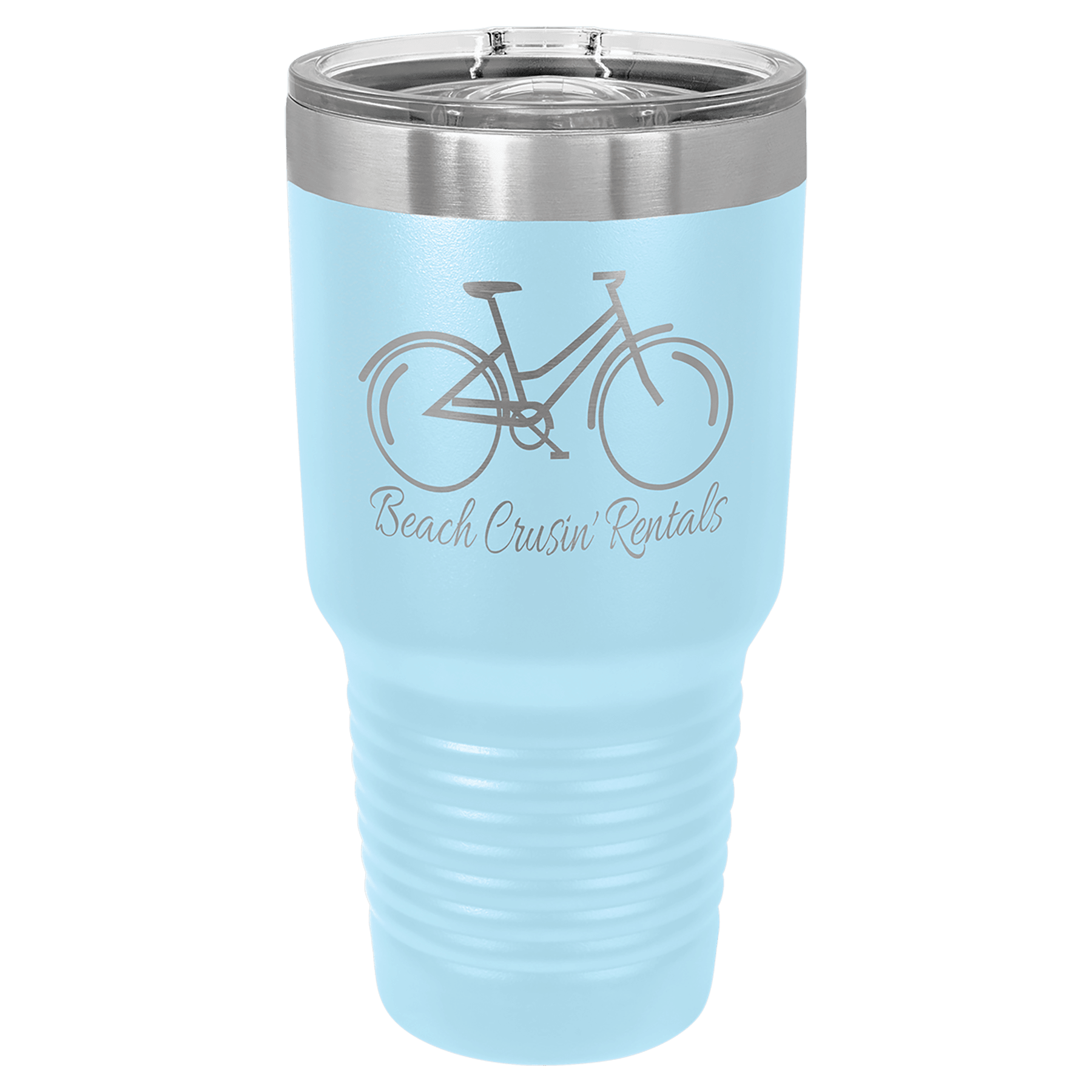 Polar Camel 30 oz. Light Blue Insulated Ringneck Tumbler