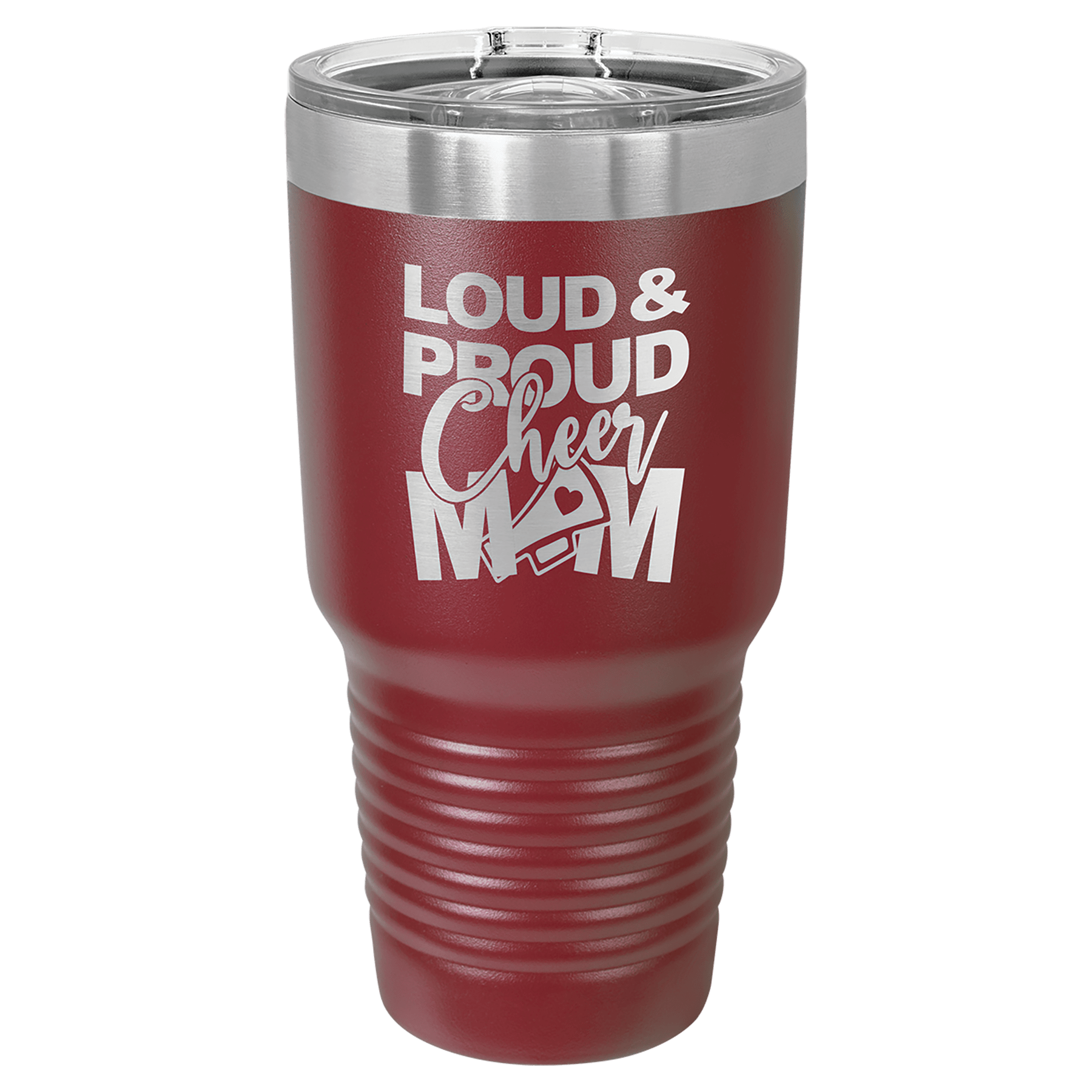 Polar Camel 30 oz. Maroon Insulated Ringneck Tumbler