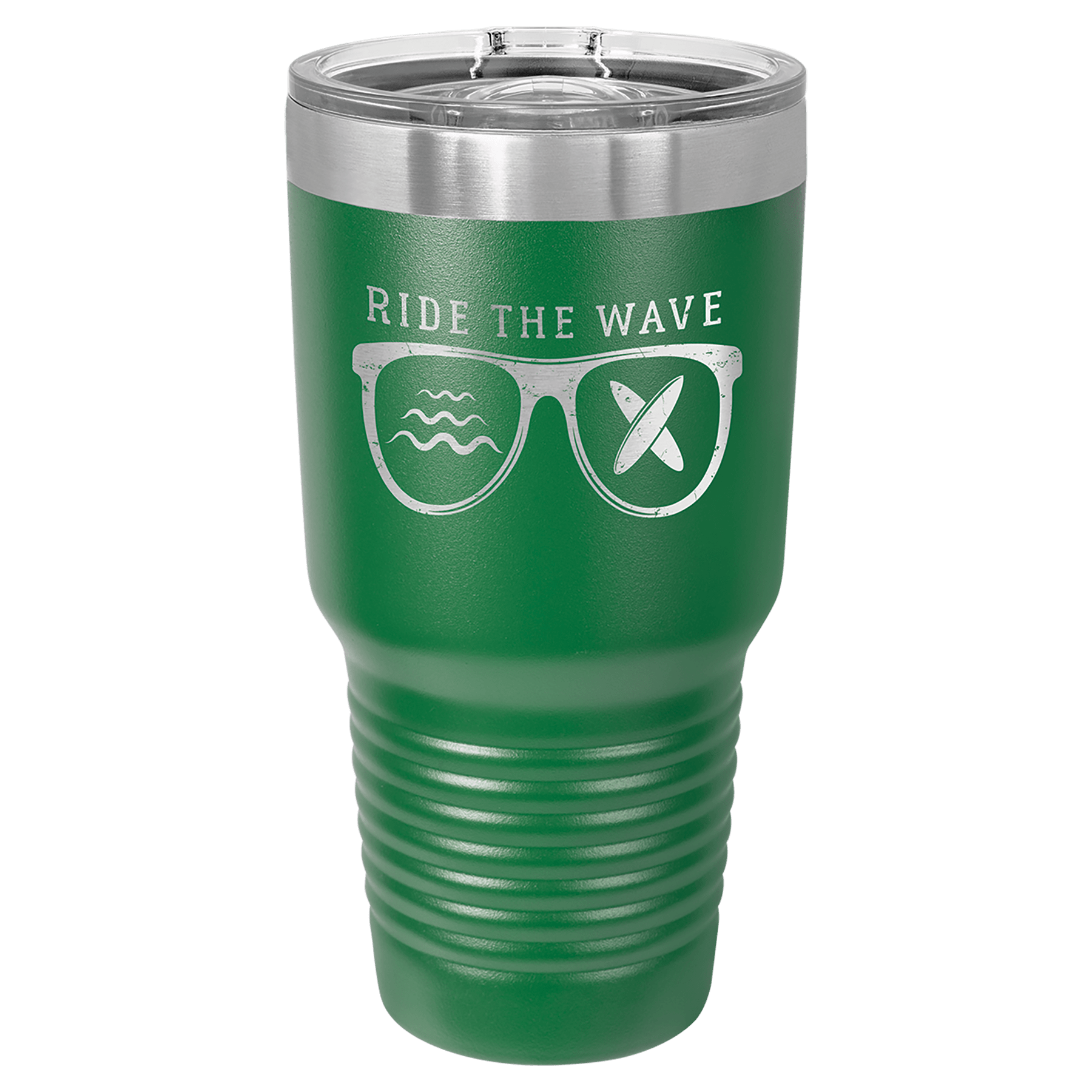 Polar Camel 30 oz. Green Insulated Ringneck Tumbler
