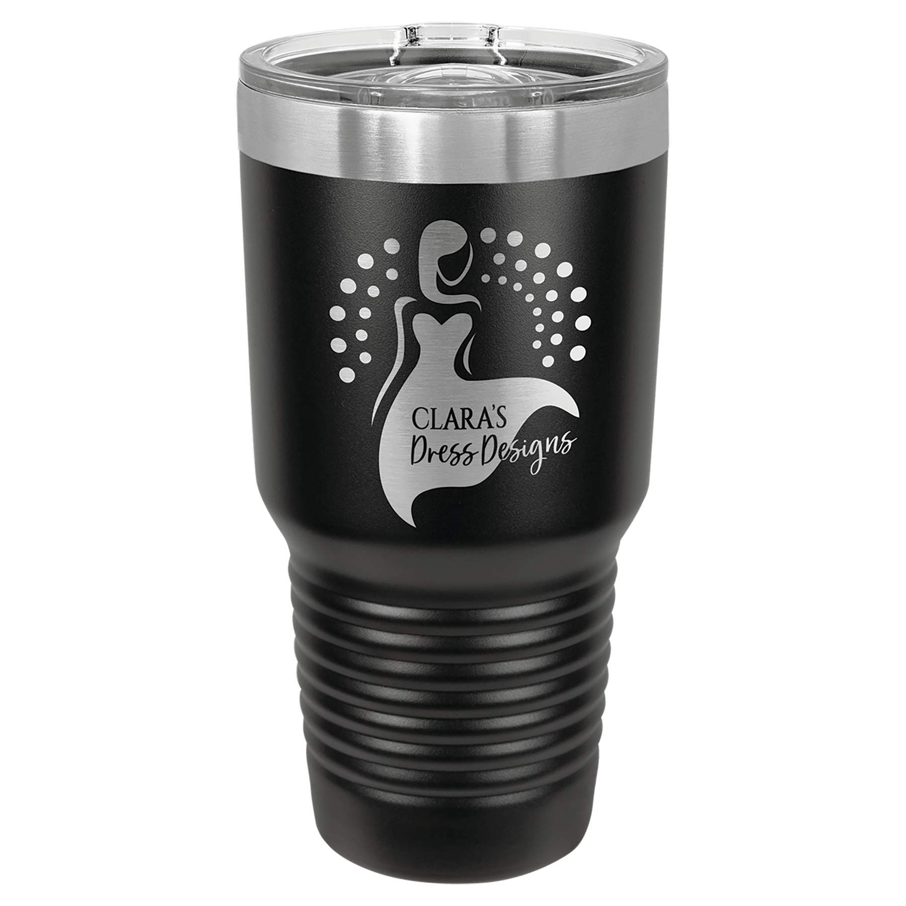 PC 30 oz. Black Insulated Ringneck Tumbler and Silver Ring
