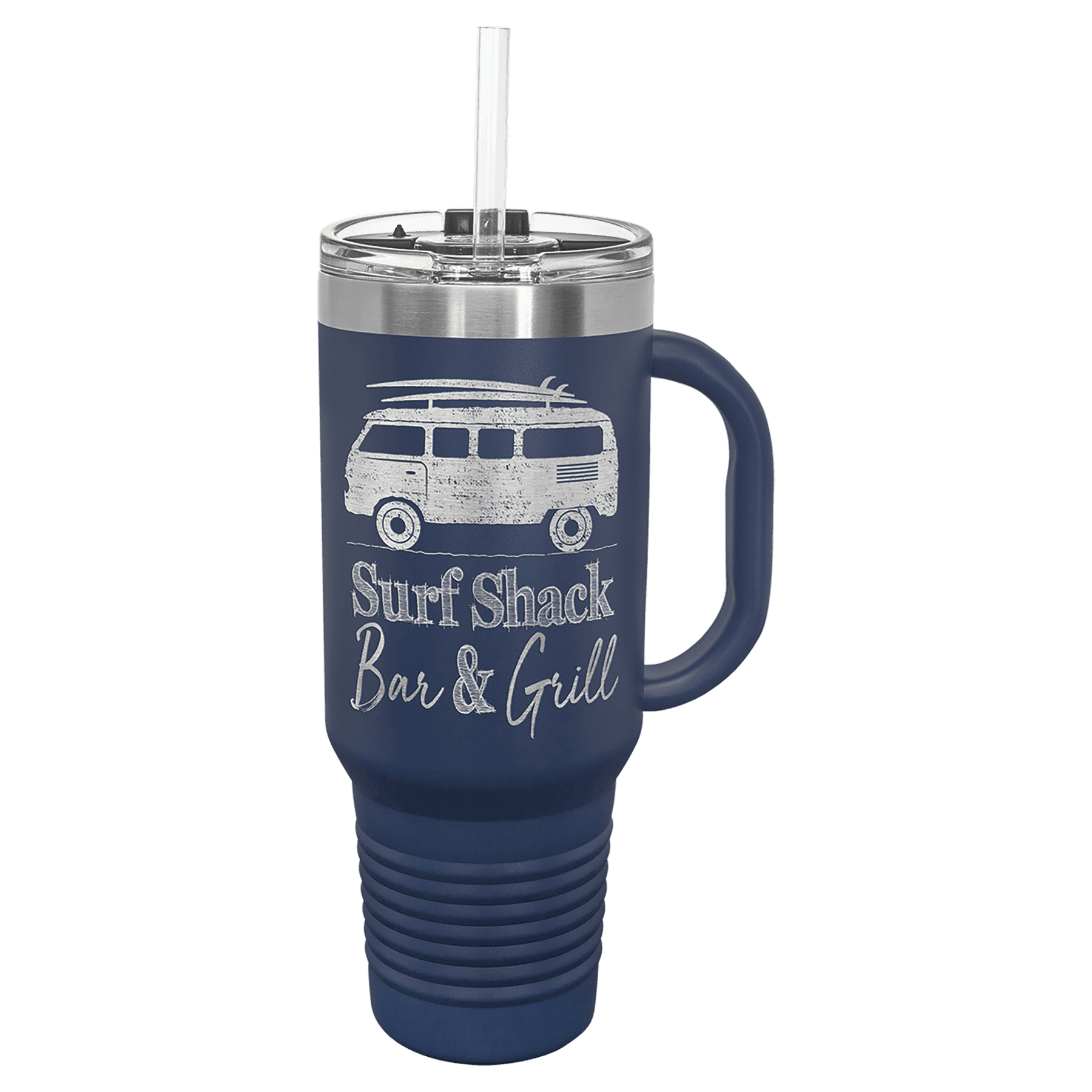 Polar Camel 40 oz. Navy Blue Travel Mug w/Handle