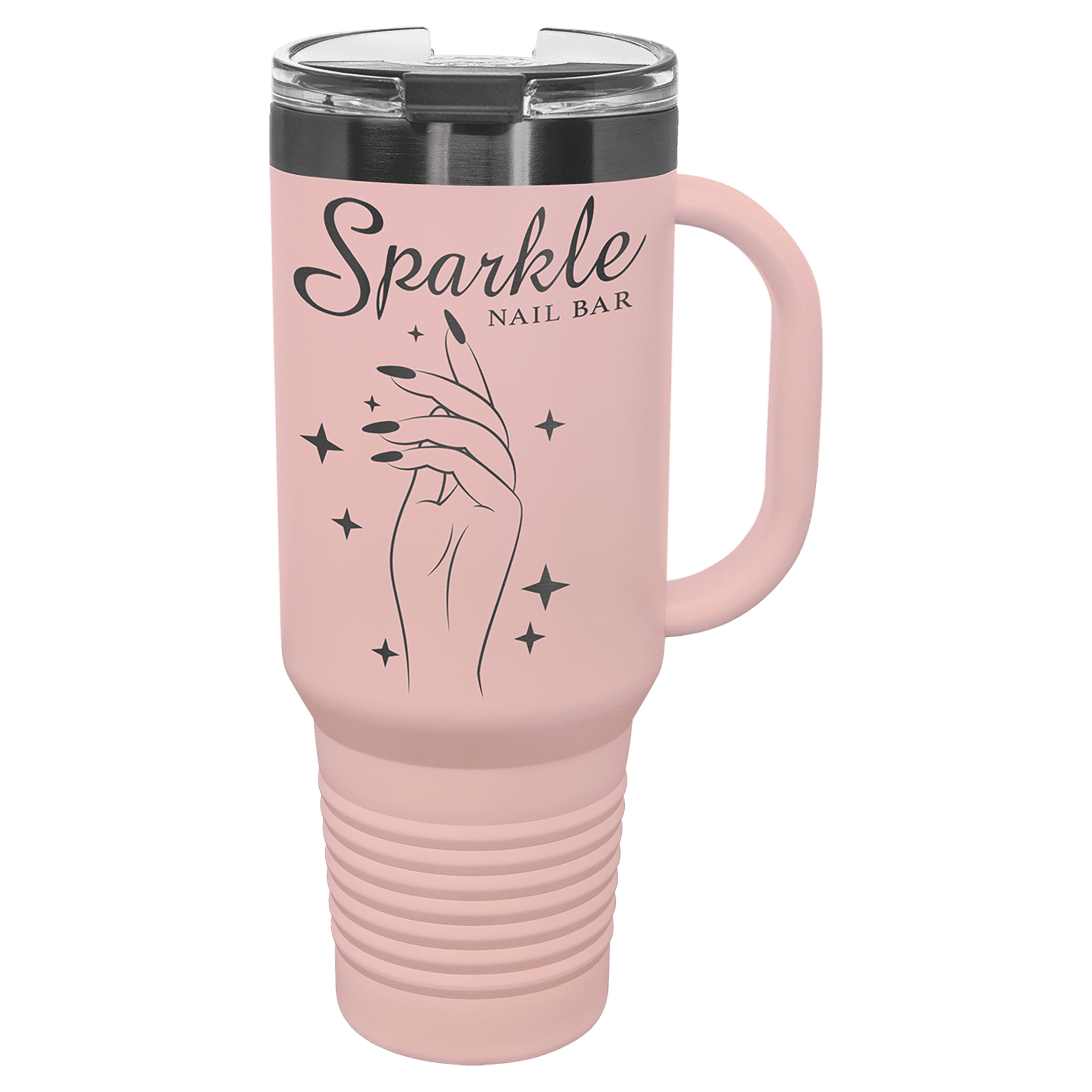 PC 40 oz. Blush/Ghost Black ION-Plated Travel Mug