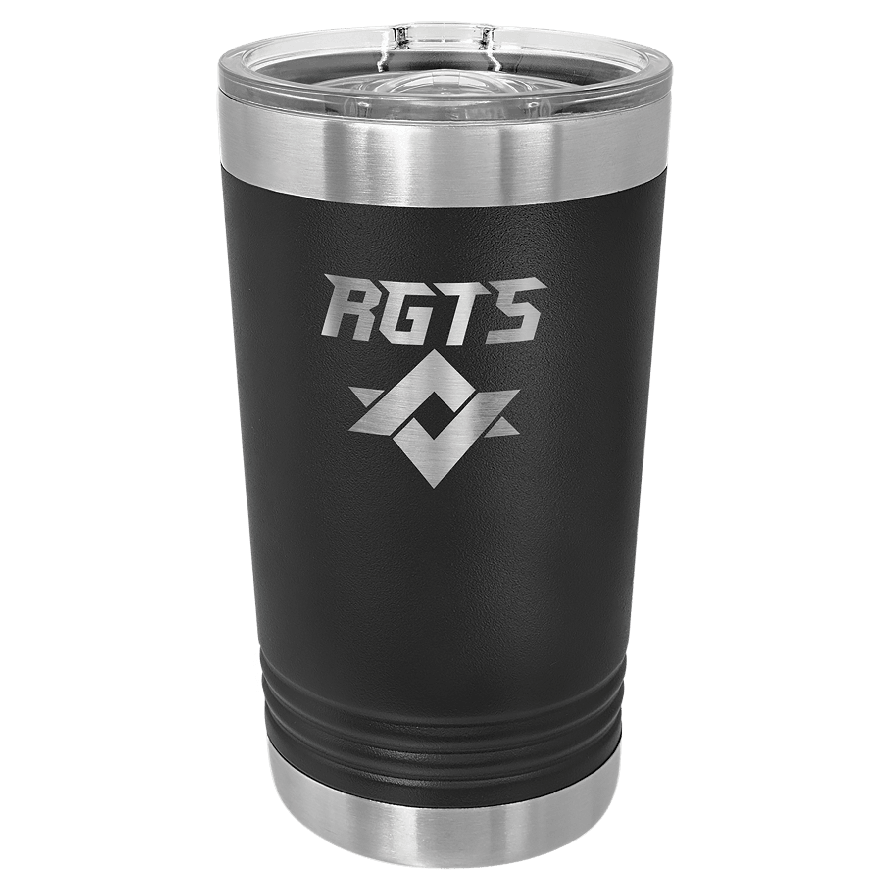 Polar Camel Black 16 oz. Pint with Slider Lid