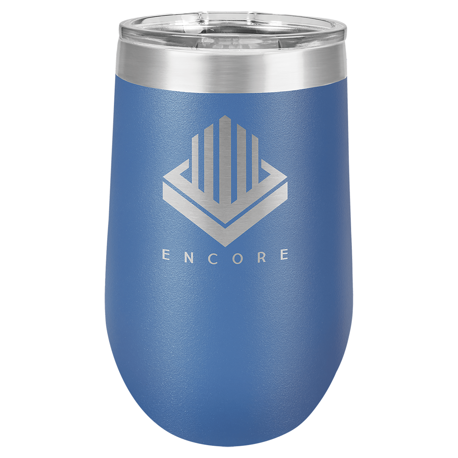 Polar Camel 16 oz. Royal Blue Stemless Tumbler