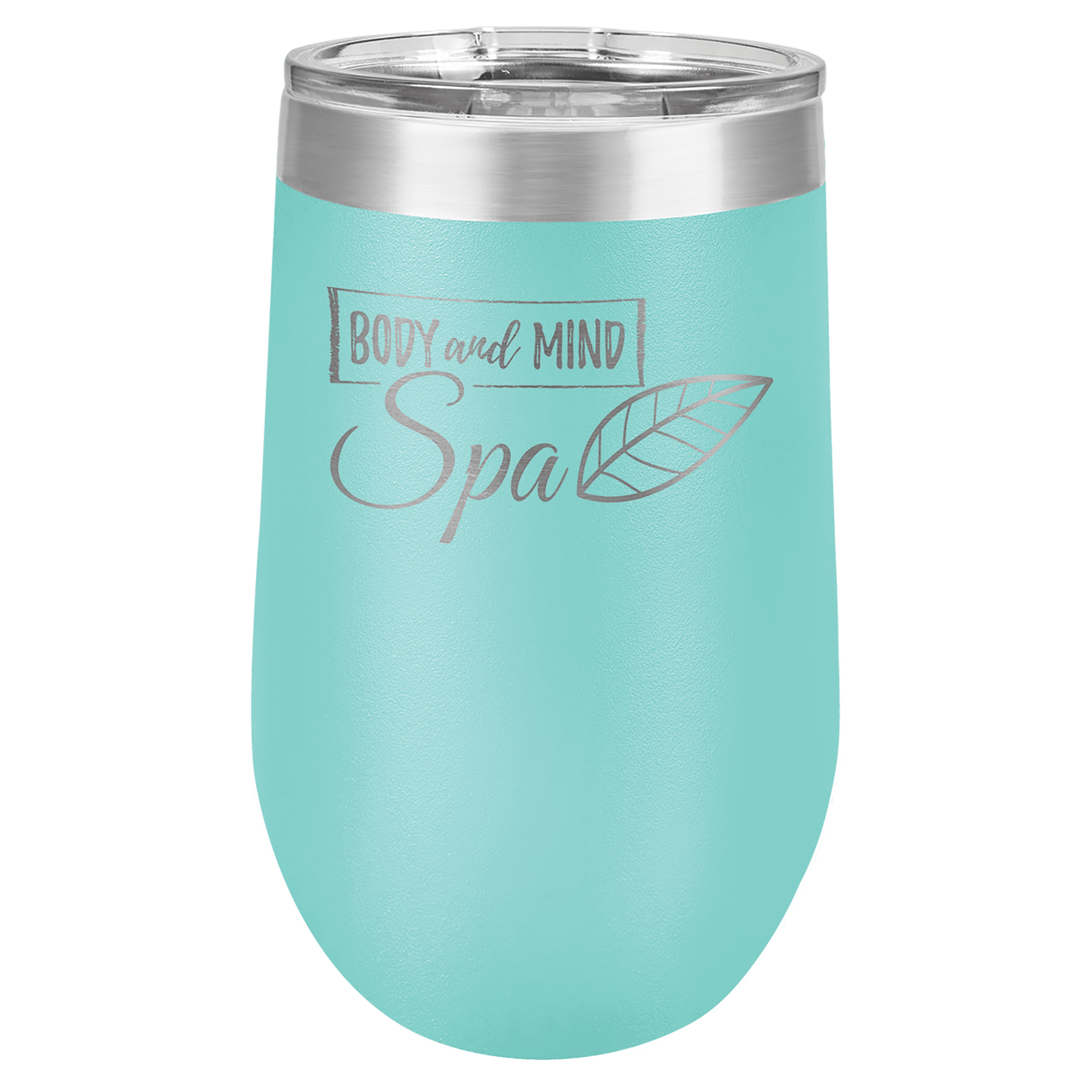 Polar Camel 16 oz. Teal Stemless Tumbler